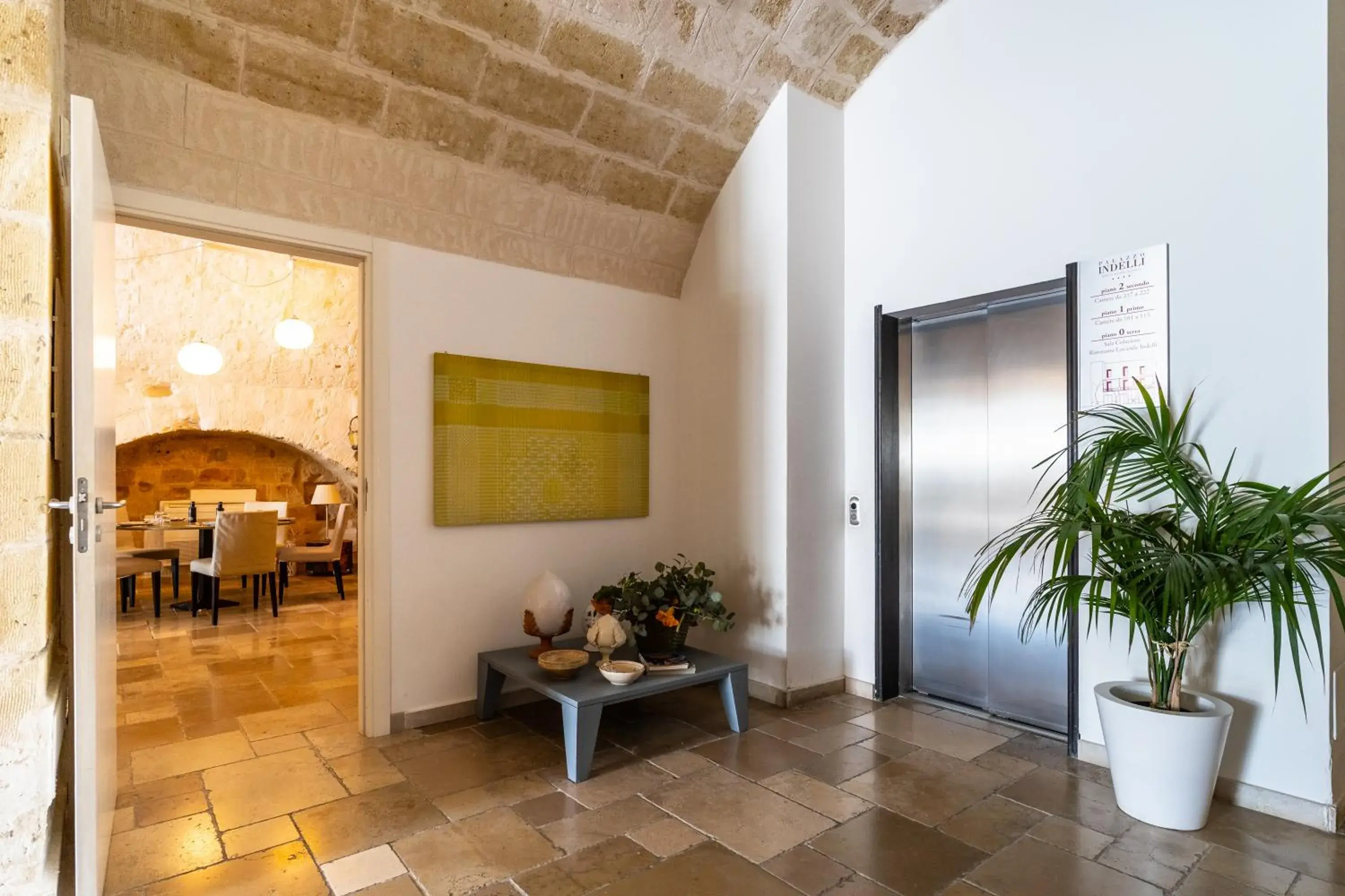 Lobby or reception in Palazzo Indelli