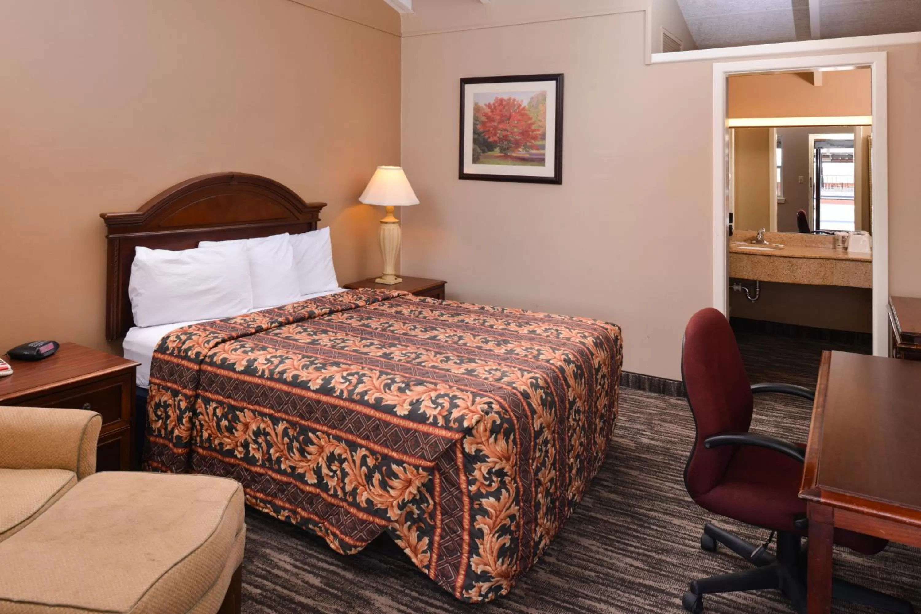 Bed in Ranch House Motel