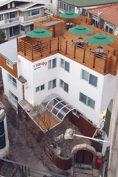Balcony/Terrace, Bird's-eye View in Crib 49 Guesthouse Seoul - foreigner only