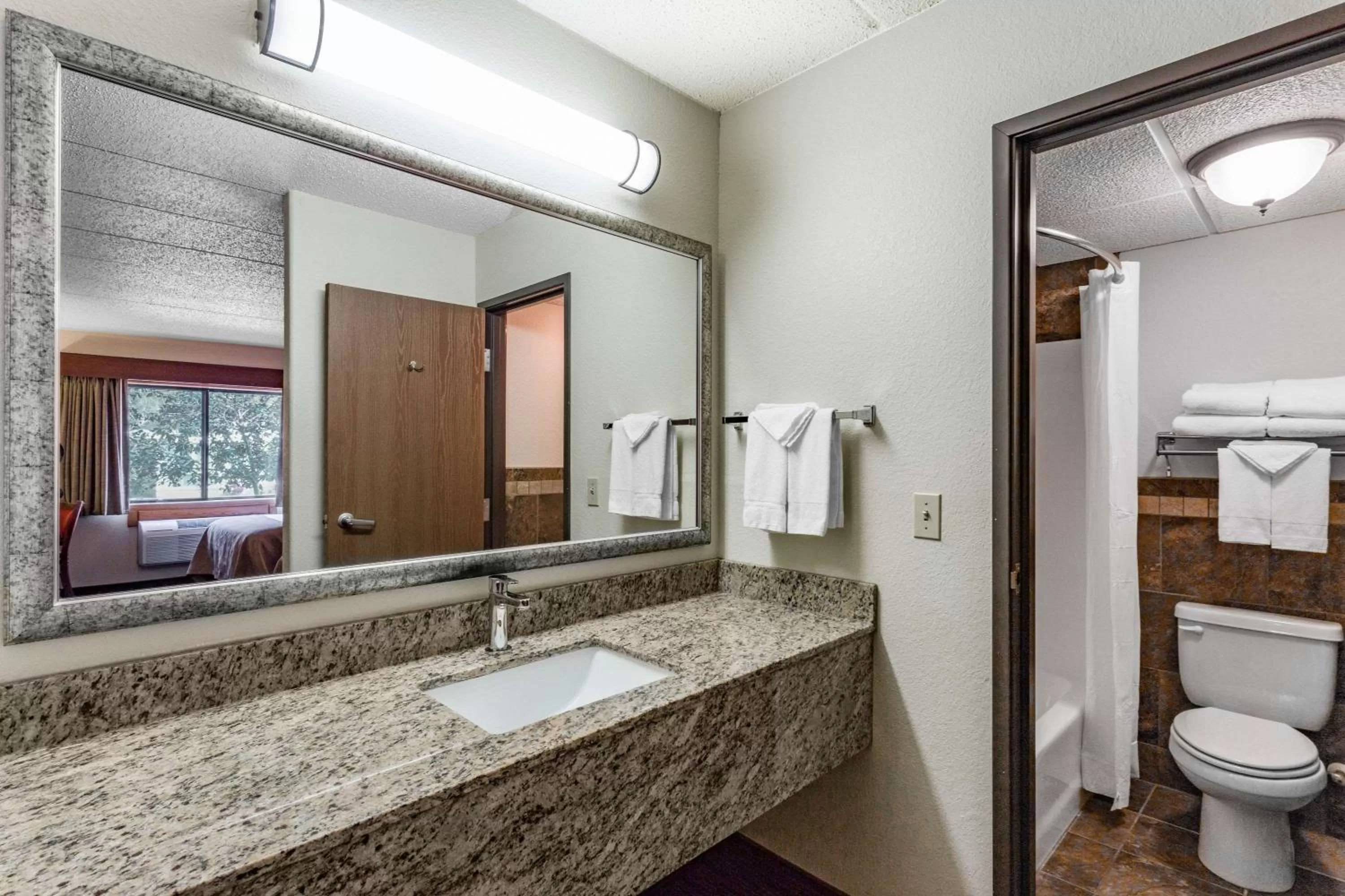 Bathroom in AmericInn by Wyndham Medora