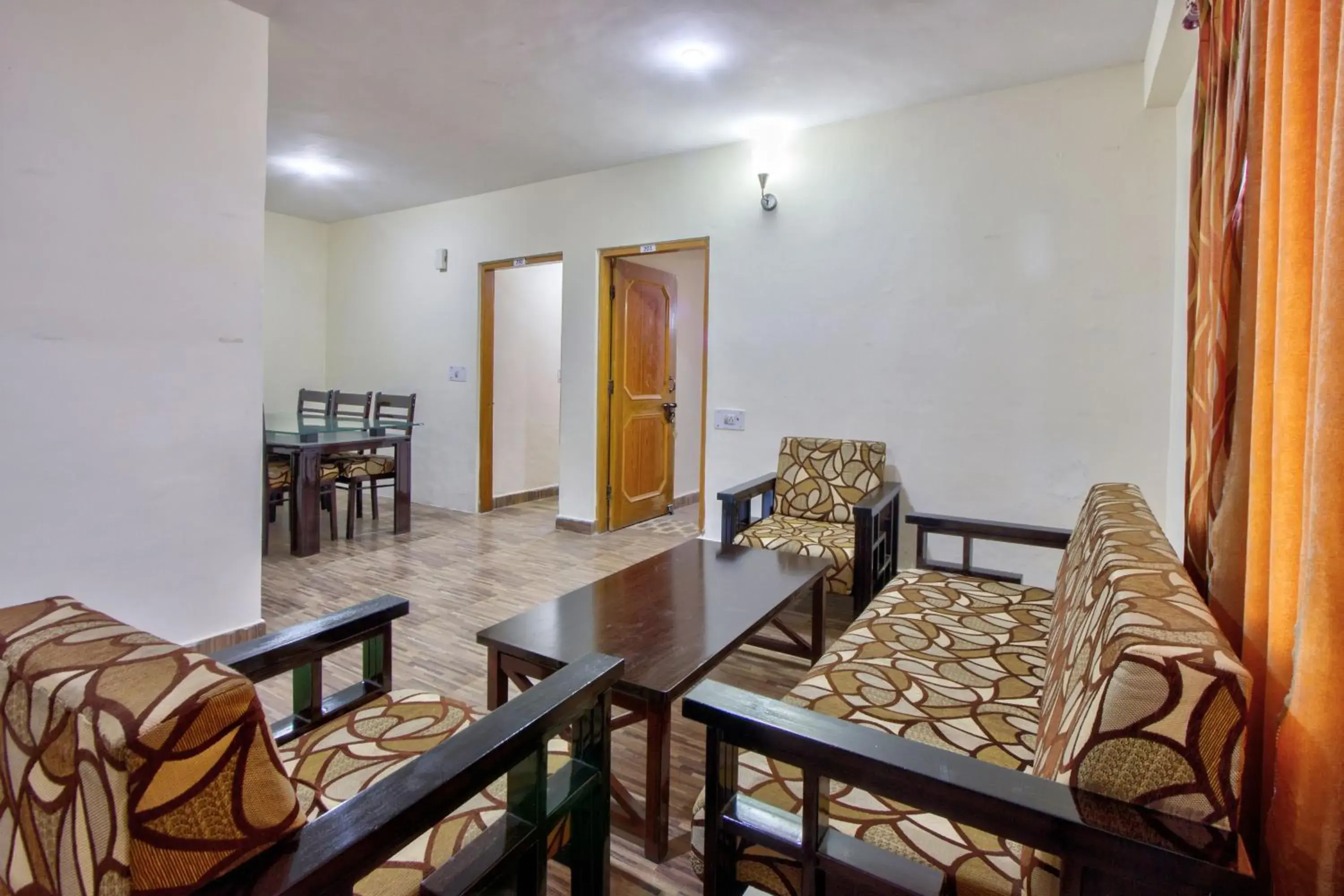 Living room, Dining Area in Thrill Nature Resorts 