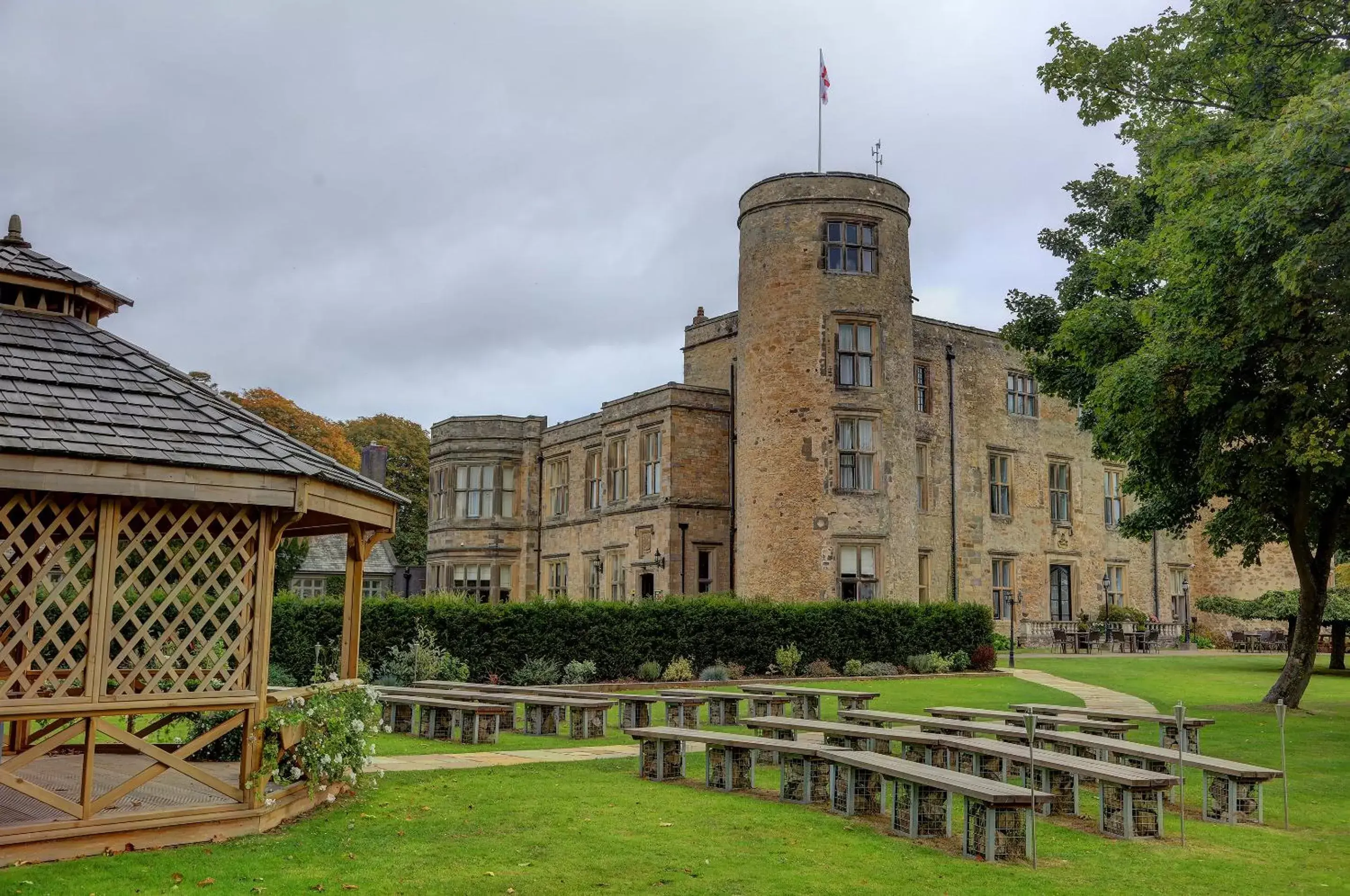 Autumn, Property Building in Best Western Walworth Castle Hotel