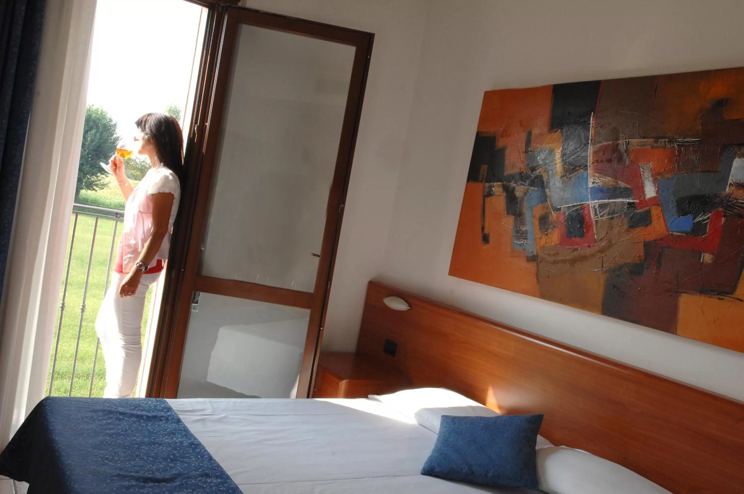 Bedroom, Bed in Hotel Scaldaferro