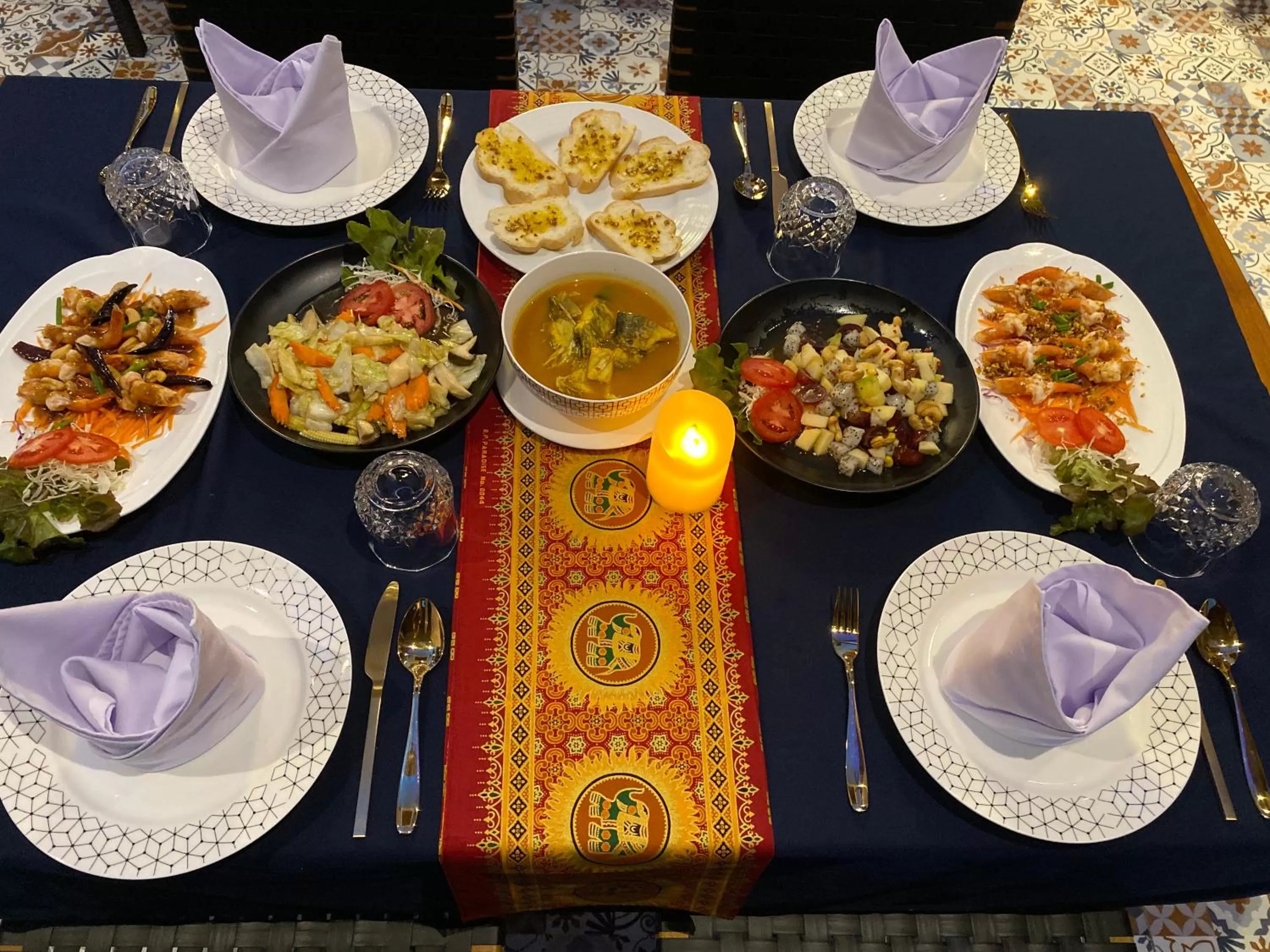 Food in The Scene Cliff View Villas