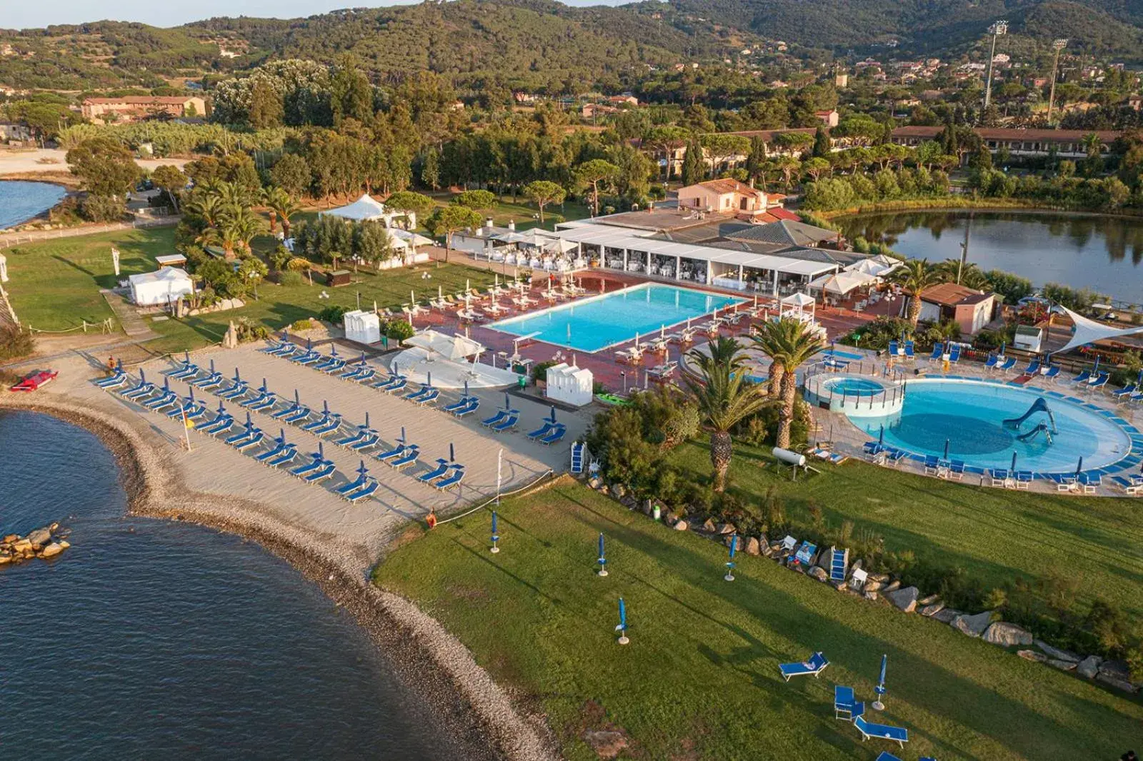 Bird's eye view, Pool View in Hotel Airone isola d'Elba