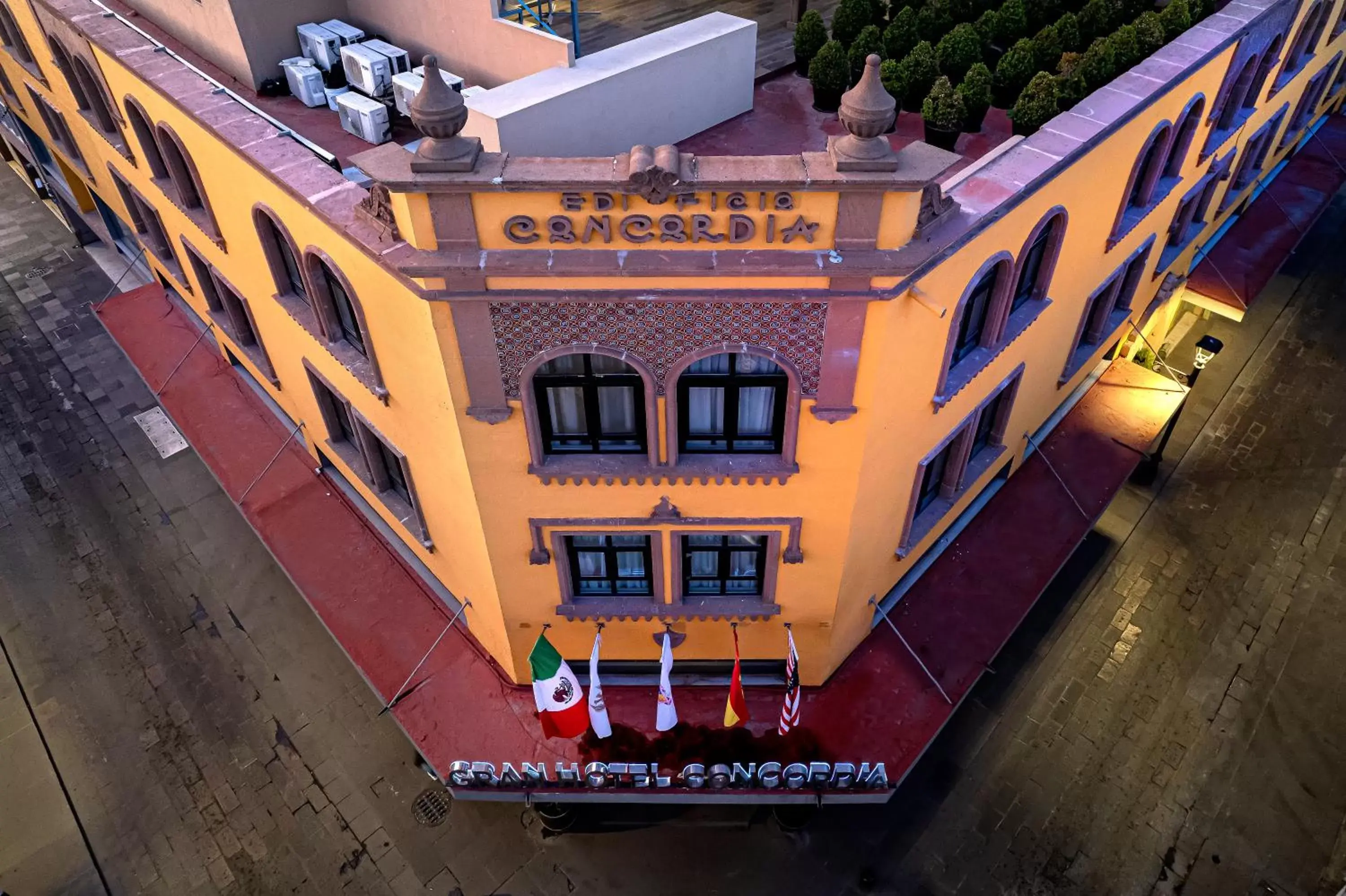 Facade/entrance in Gran Hotel Concordia San Luis Potosi