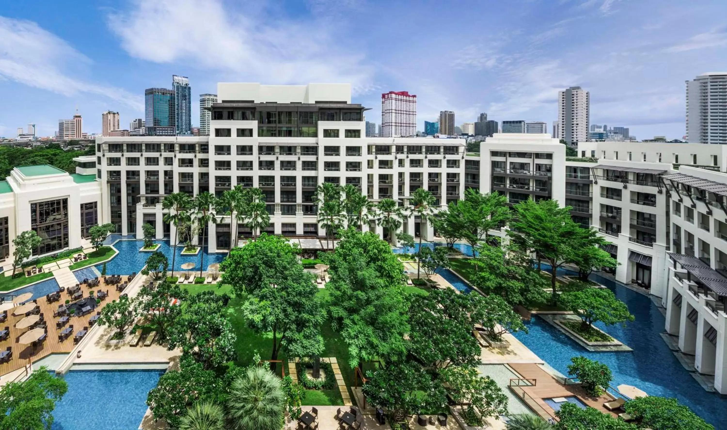 Property building, Pool View in Siam Kempinski Hotel Bangkok - SHA Extra Plus Certified