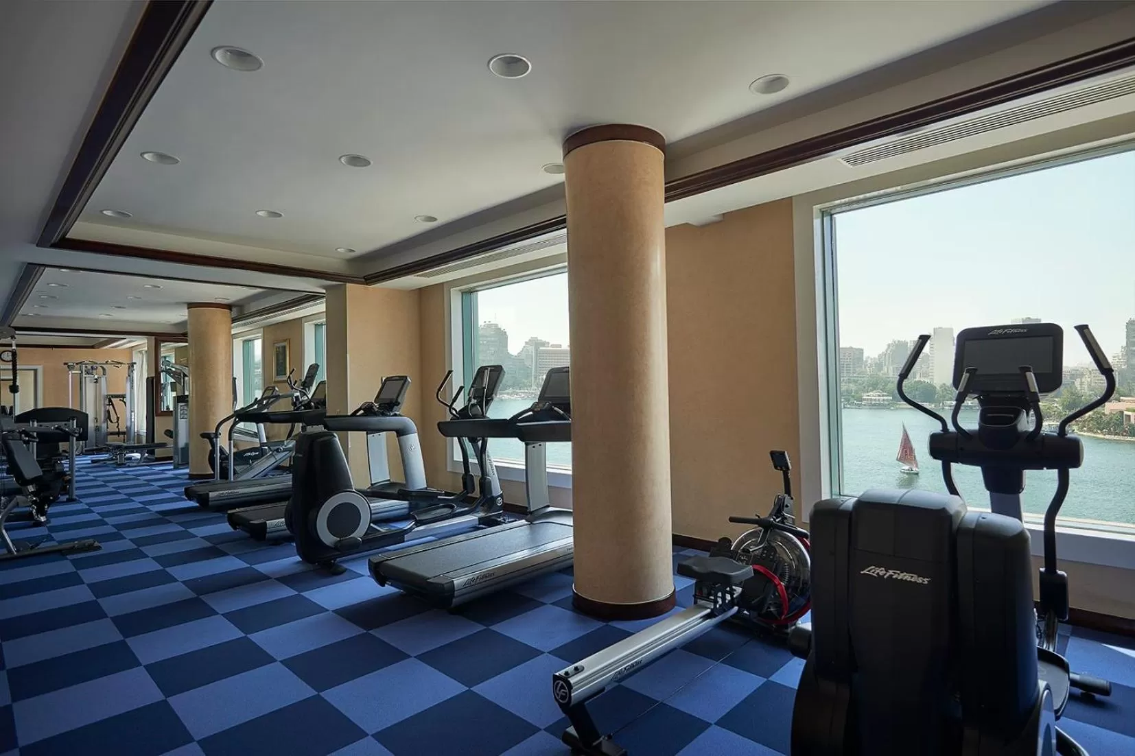 Fitness centre/facilities in Four Seasons Hotel Cairo at Nile Plaza