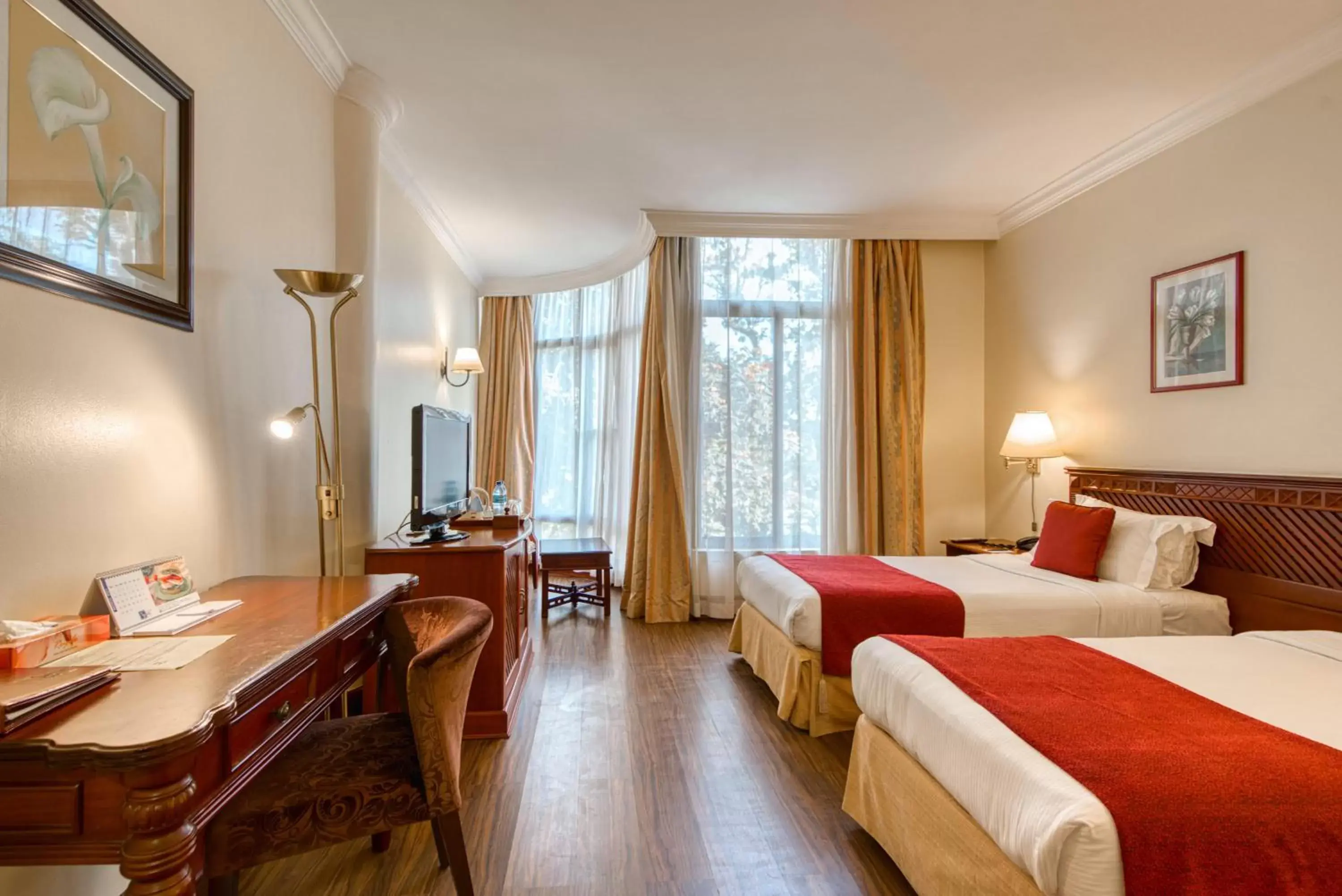 Coffee/tea facilities, Bed in Kibo Palace Hotel Arusha Coffee/tea facilities, Bed in Kibo Palace Hotel Arusha