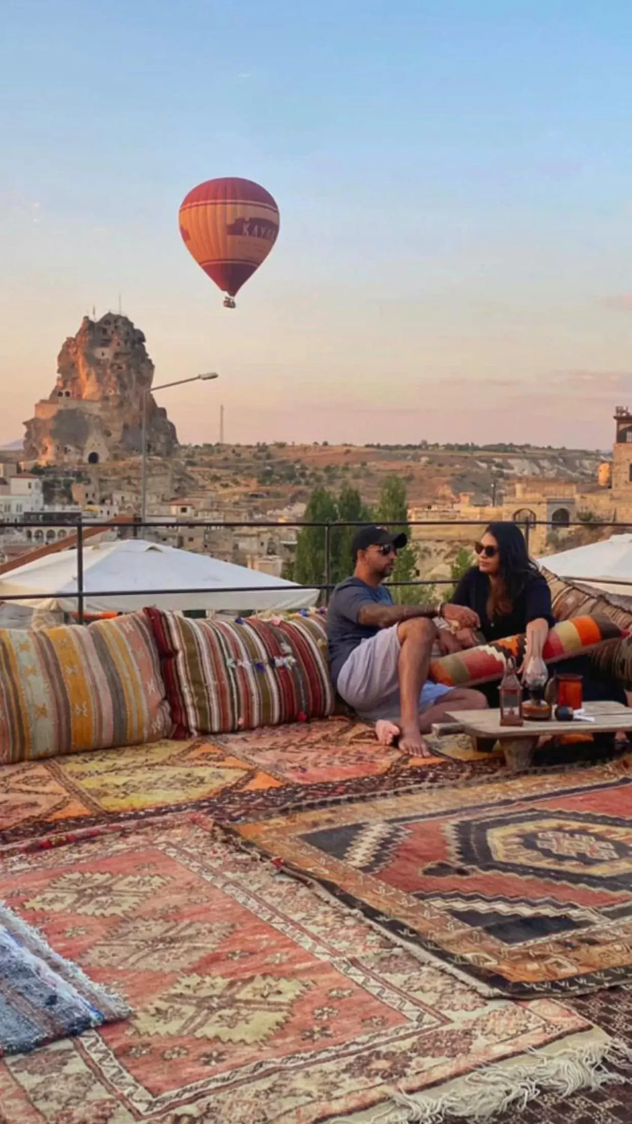 Balcony/Terrace in Doda Artisanal Cave Hotel Adults only