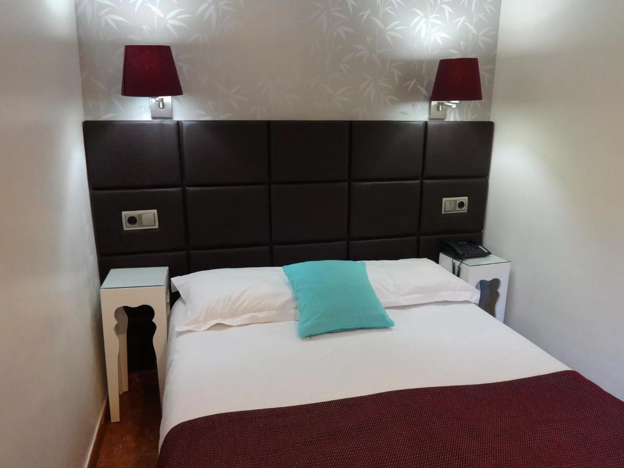Bed in Hotel Lloret Ramblas