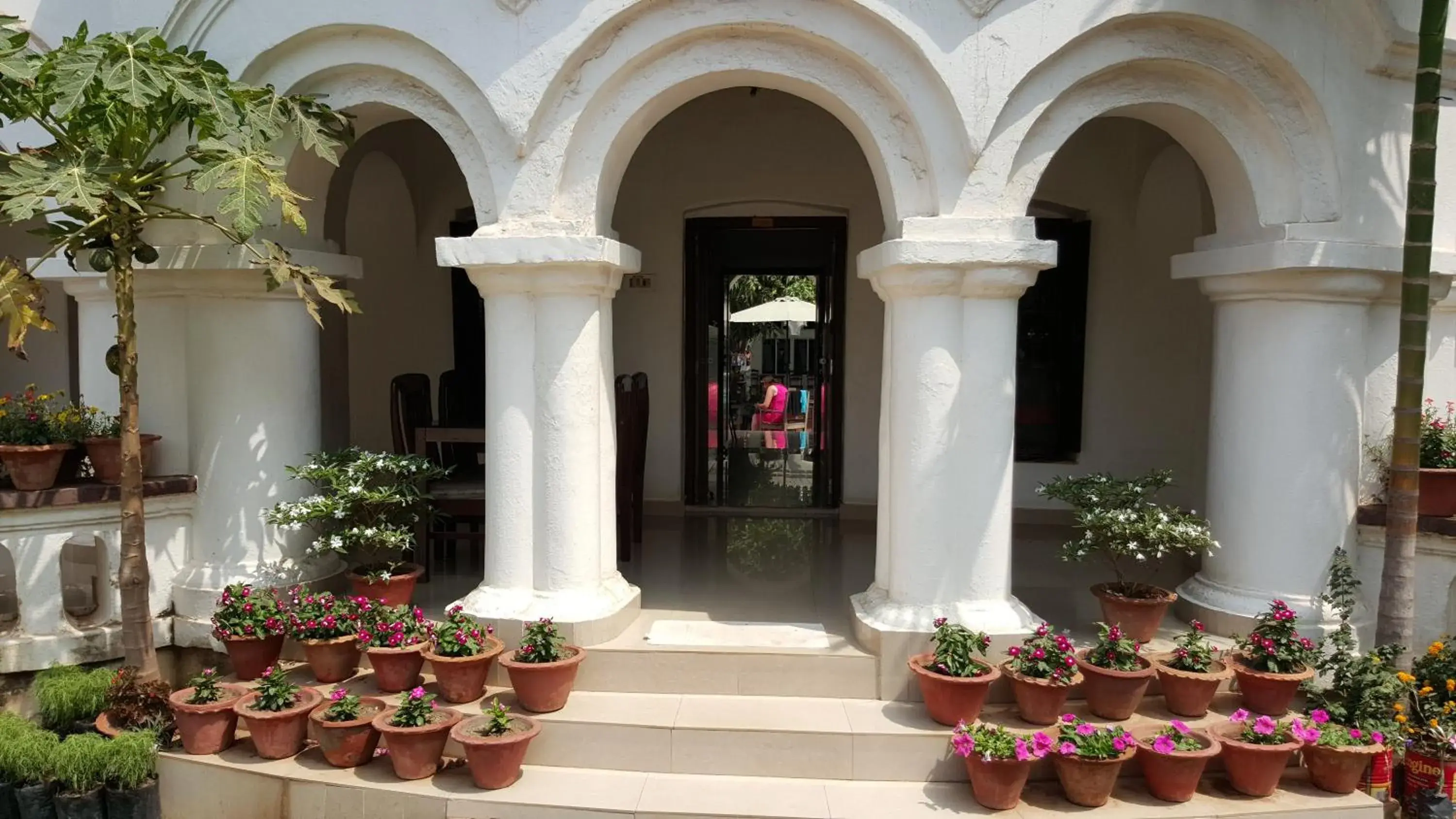 Decorative detail in Gandhara Hotel