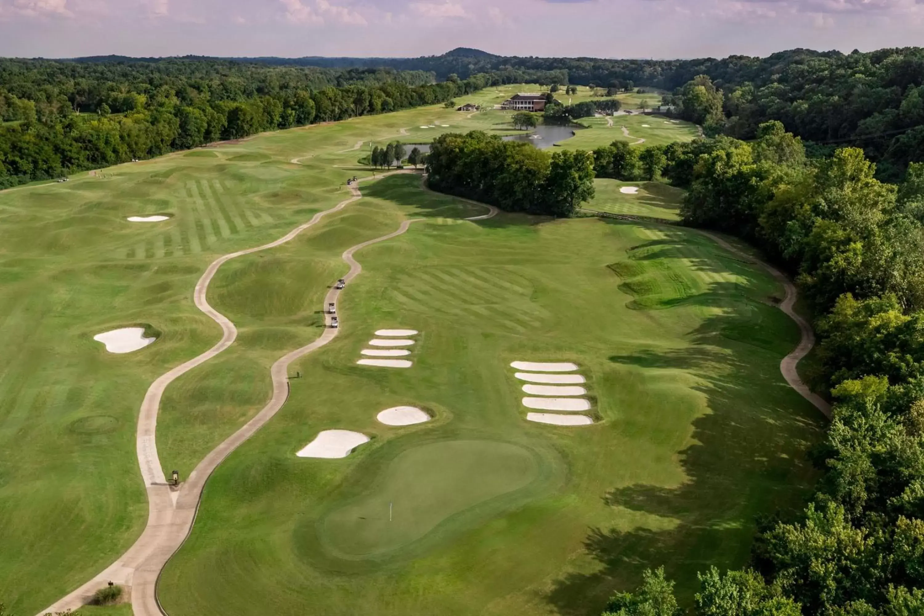 Golfcourse, Bird's-eye View in Gaylord Opryland Resort & Convention Center