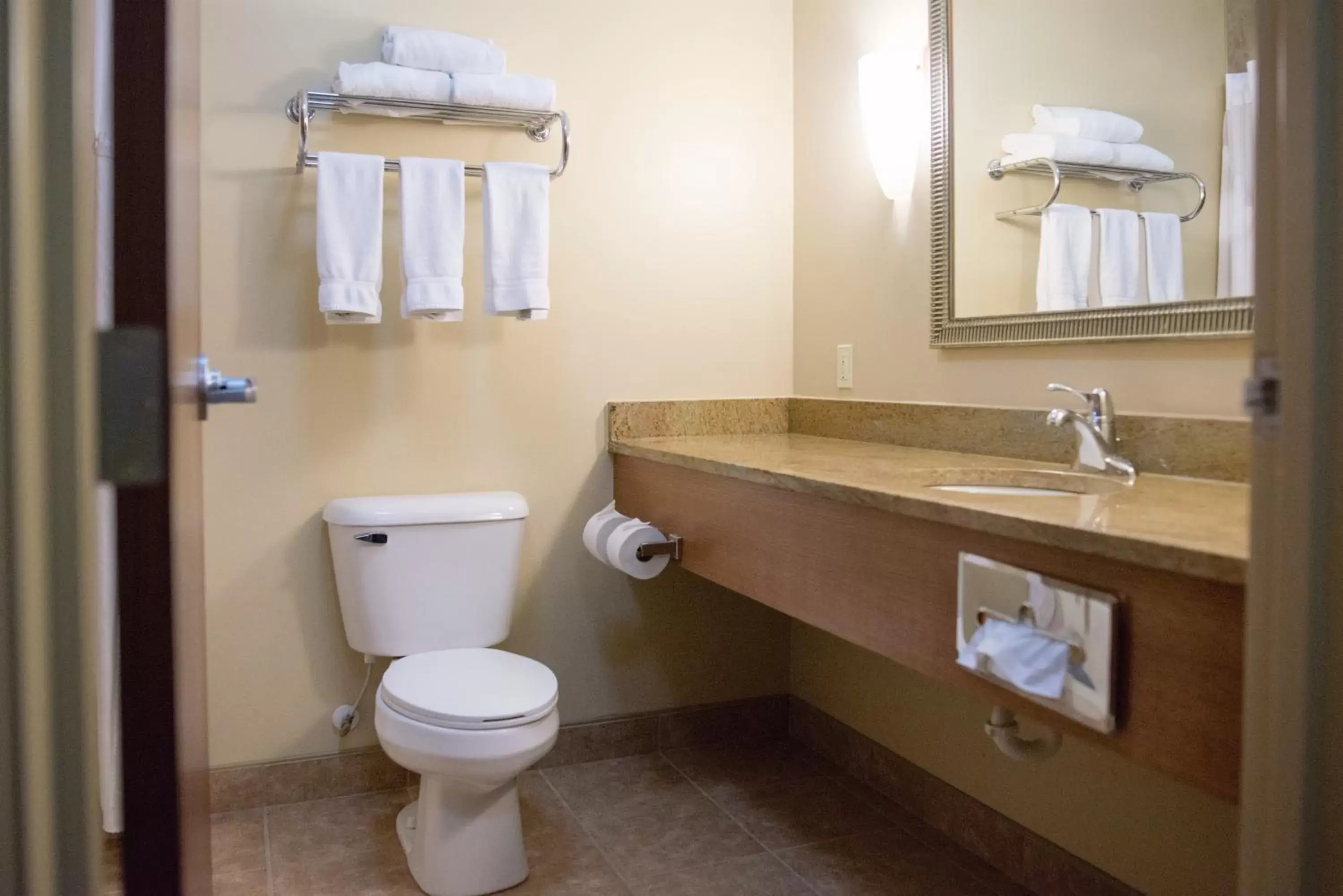 Photo of the whole room, Bathroom in Holiday Inn Express Devils Lake, an IHG Hotel