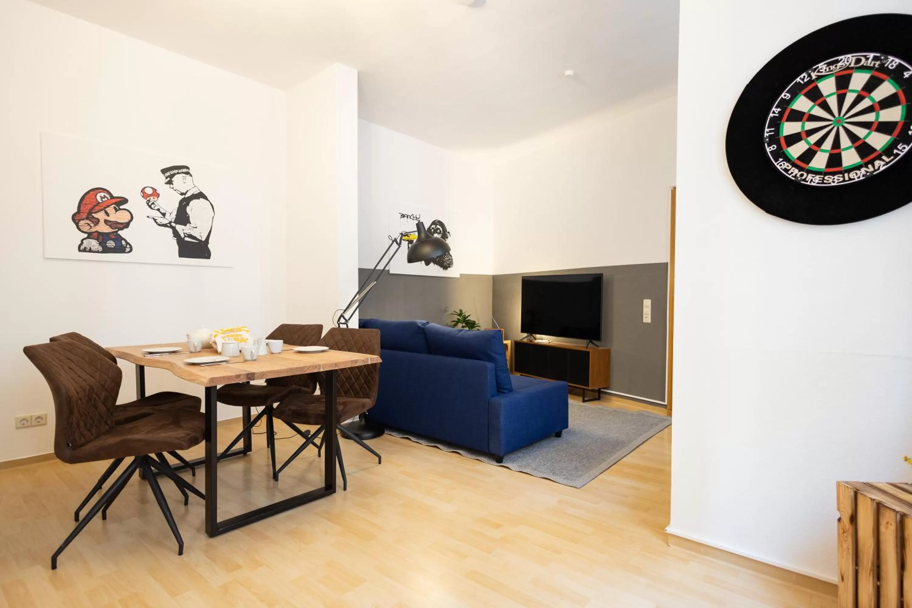 Living room in Apartments an der Oper - Innenstadt - Zentral - Küche - Wifi - Powered by Ko-Living