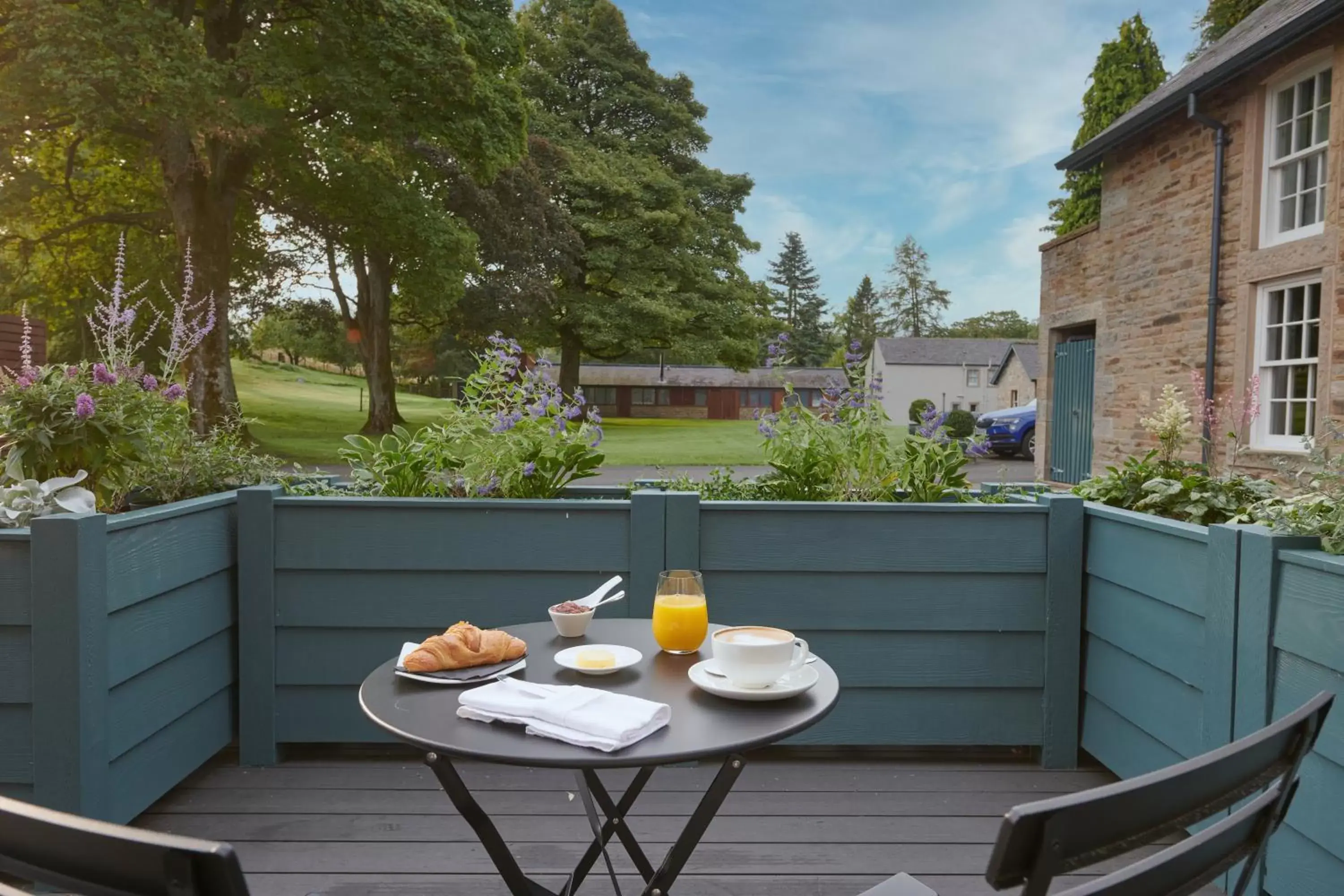 Patio in Farlam Hall Hotel & Restaurant