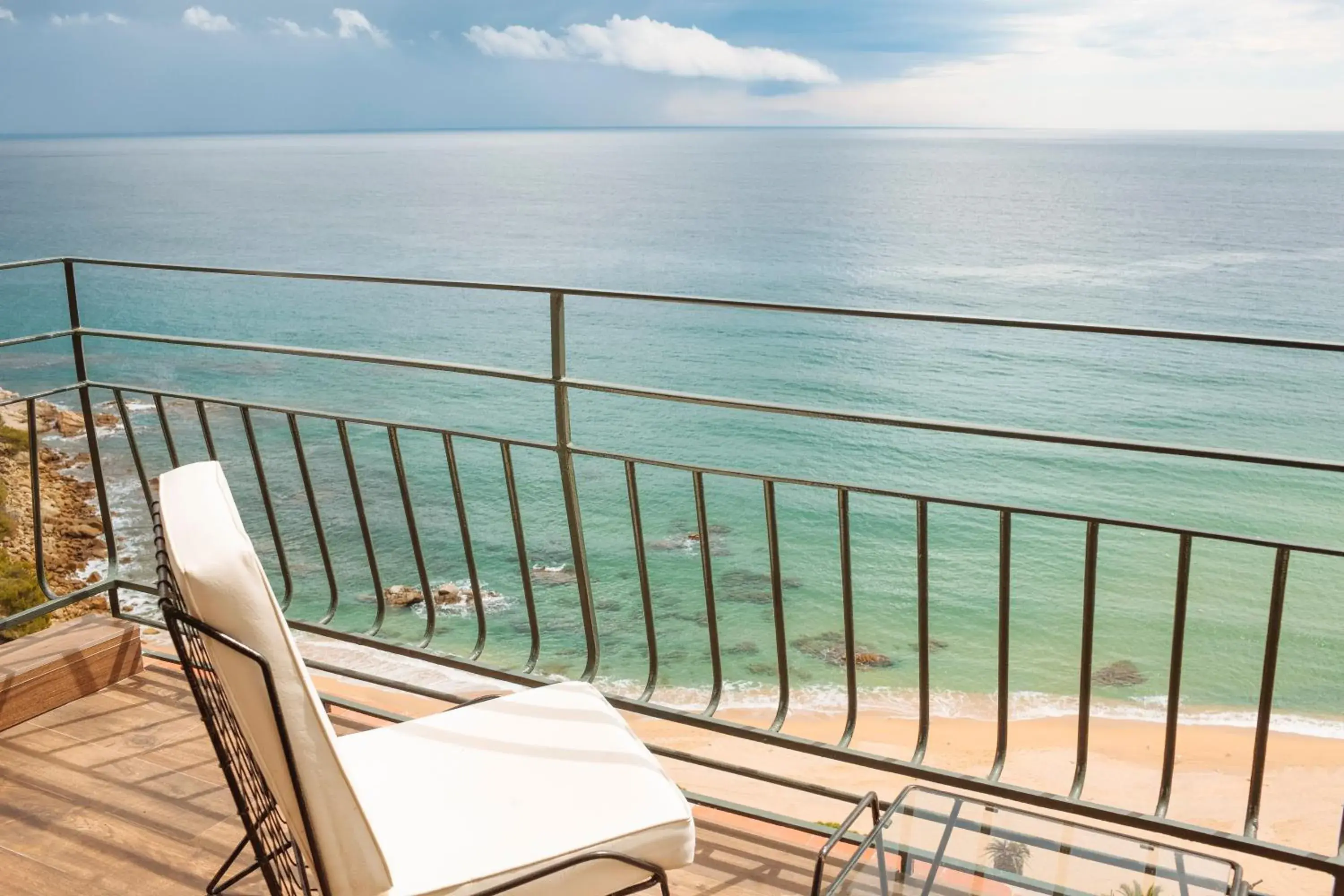 Balcony/Terrace, Sea View in Hotel Santa Marta
