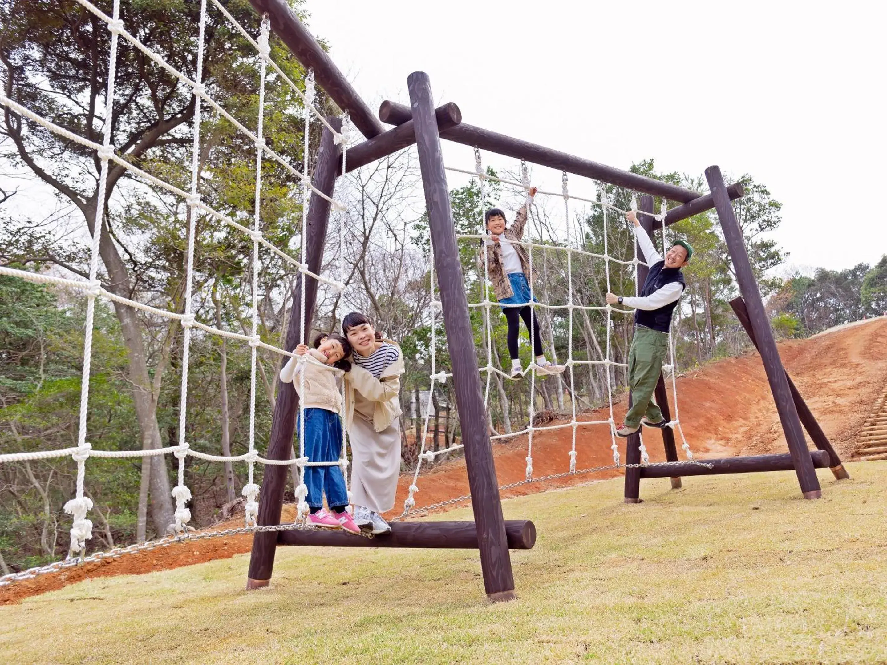 Children play ground, Children in Matsue Forest Park