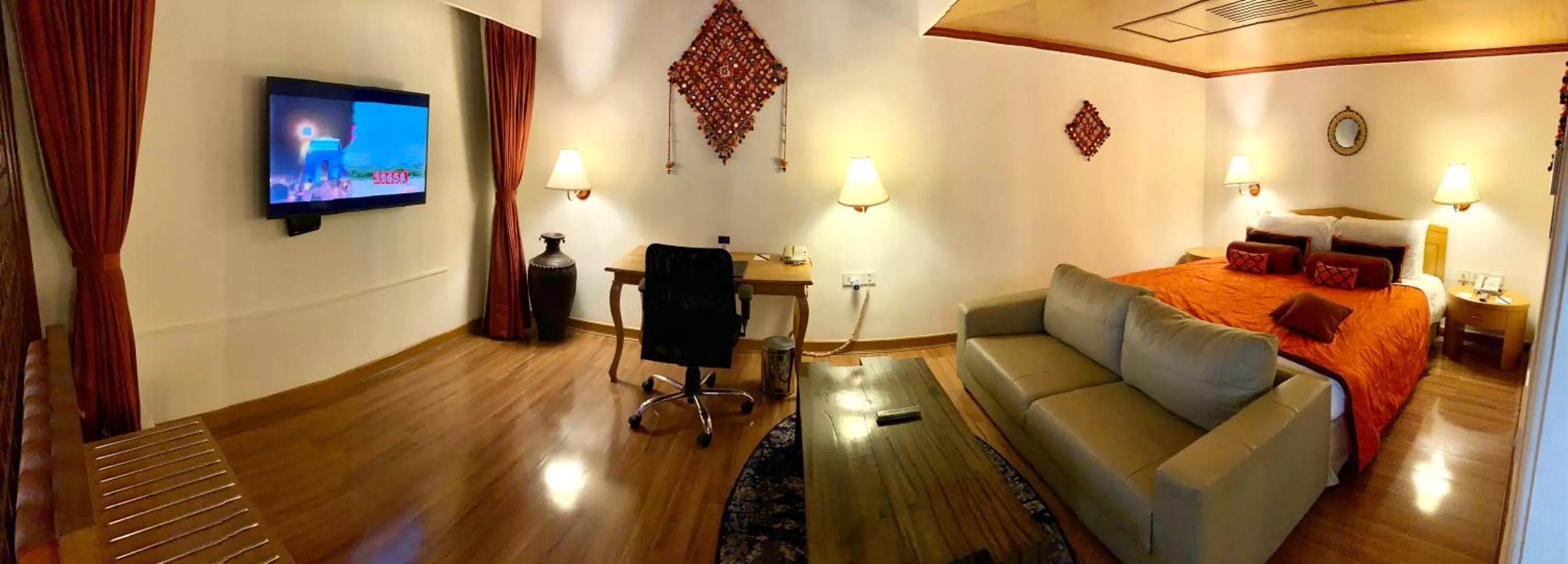 Seating area in Vivanta Vadodara