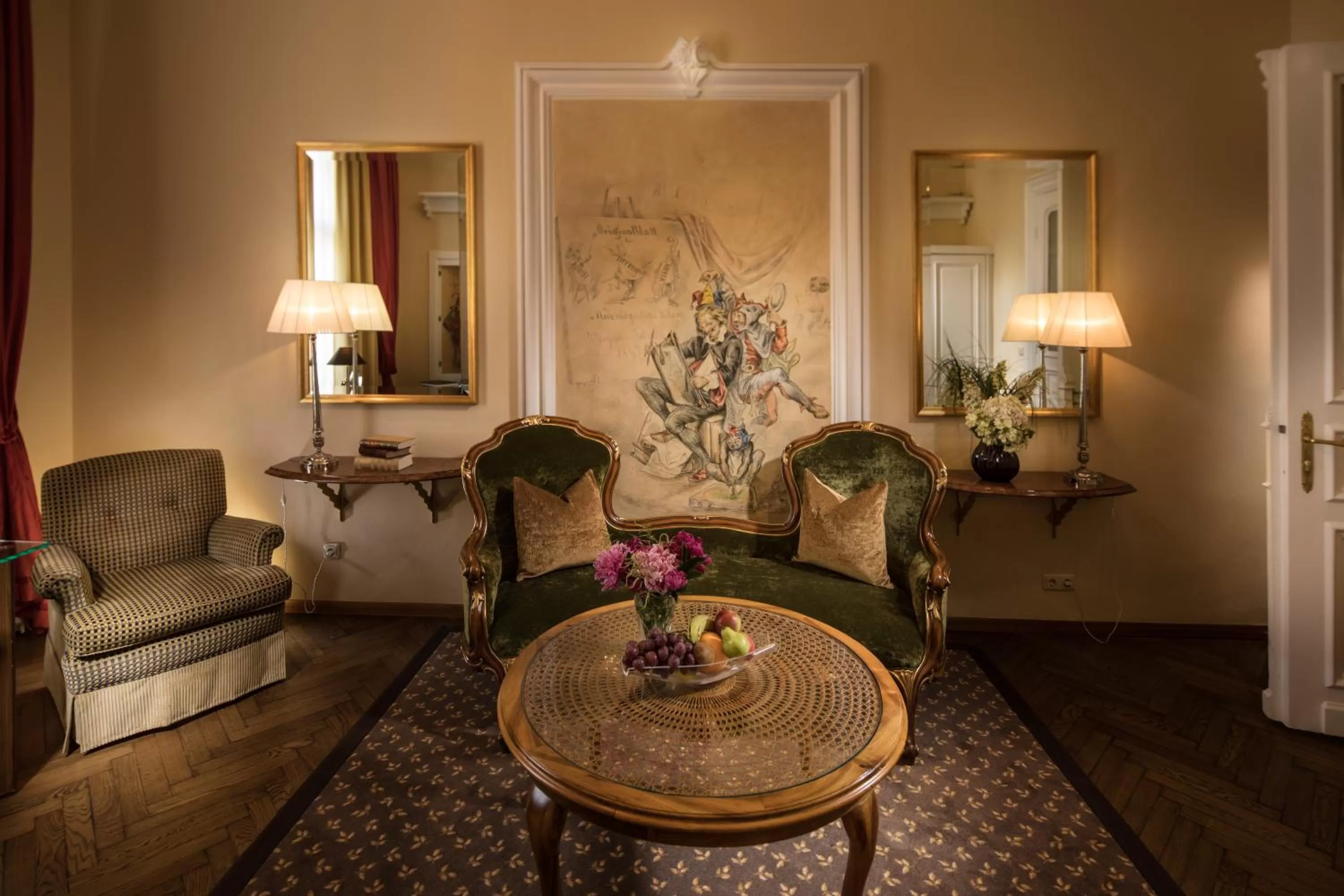 Photo of the whole room in Hotel Bristol Salzburg