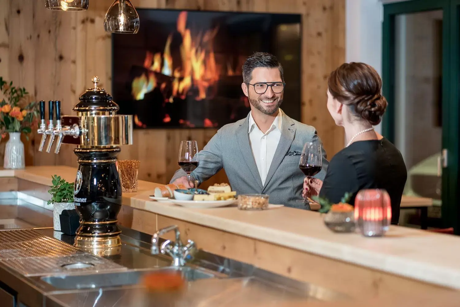 Lounge or bar in Hotel Obermaier