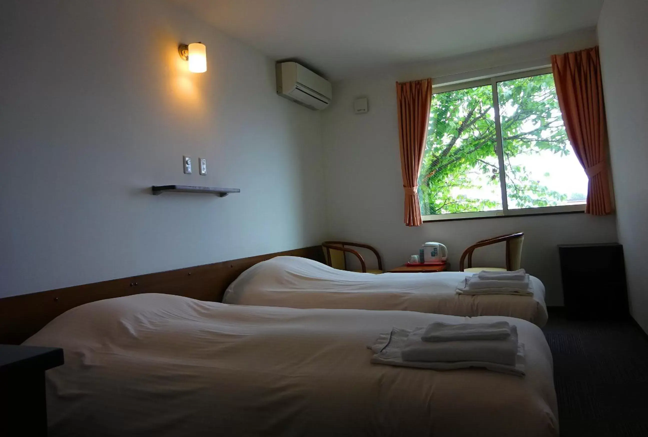 Bed in Hakodate Motomachi Hotel