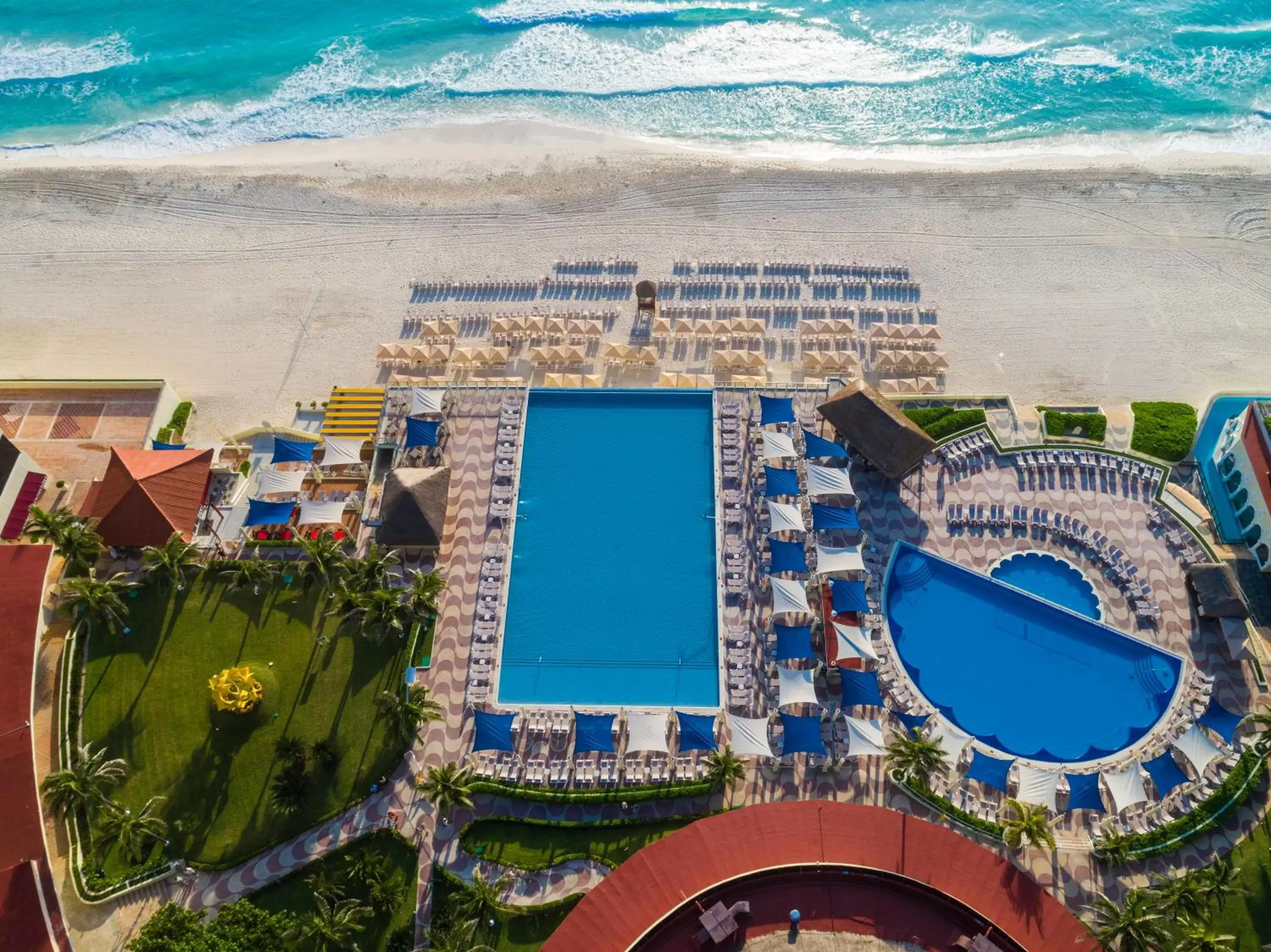 Pool View in Crown Paradise Club Cancun - All Inclusive