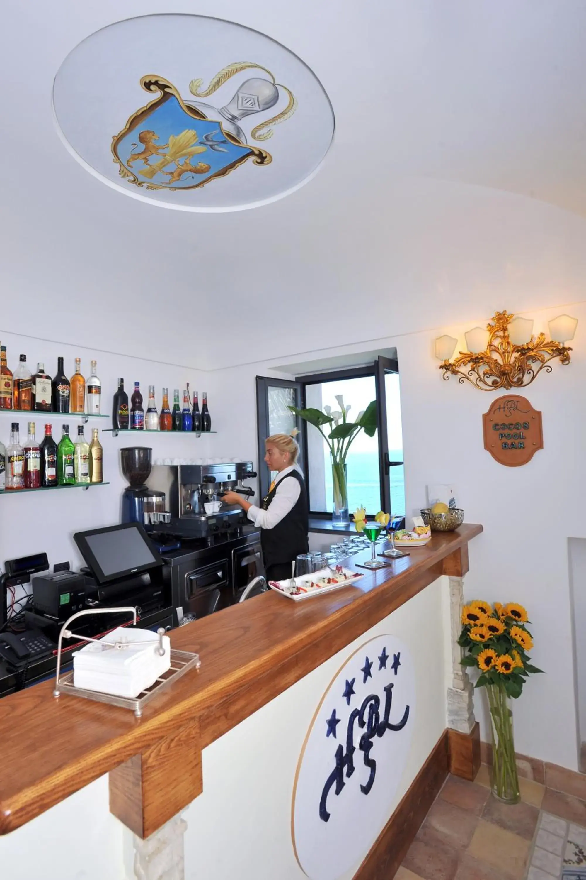 Lounge or bar, Lobby/Reception in Hotel Botanico San Lazzaro