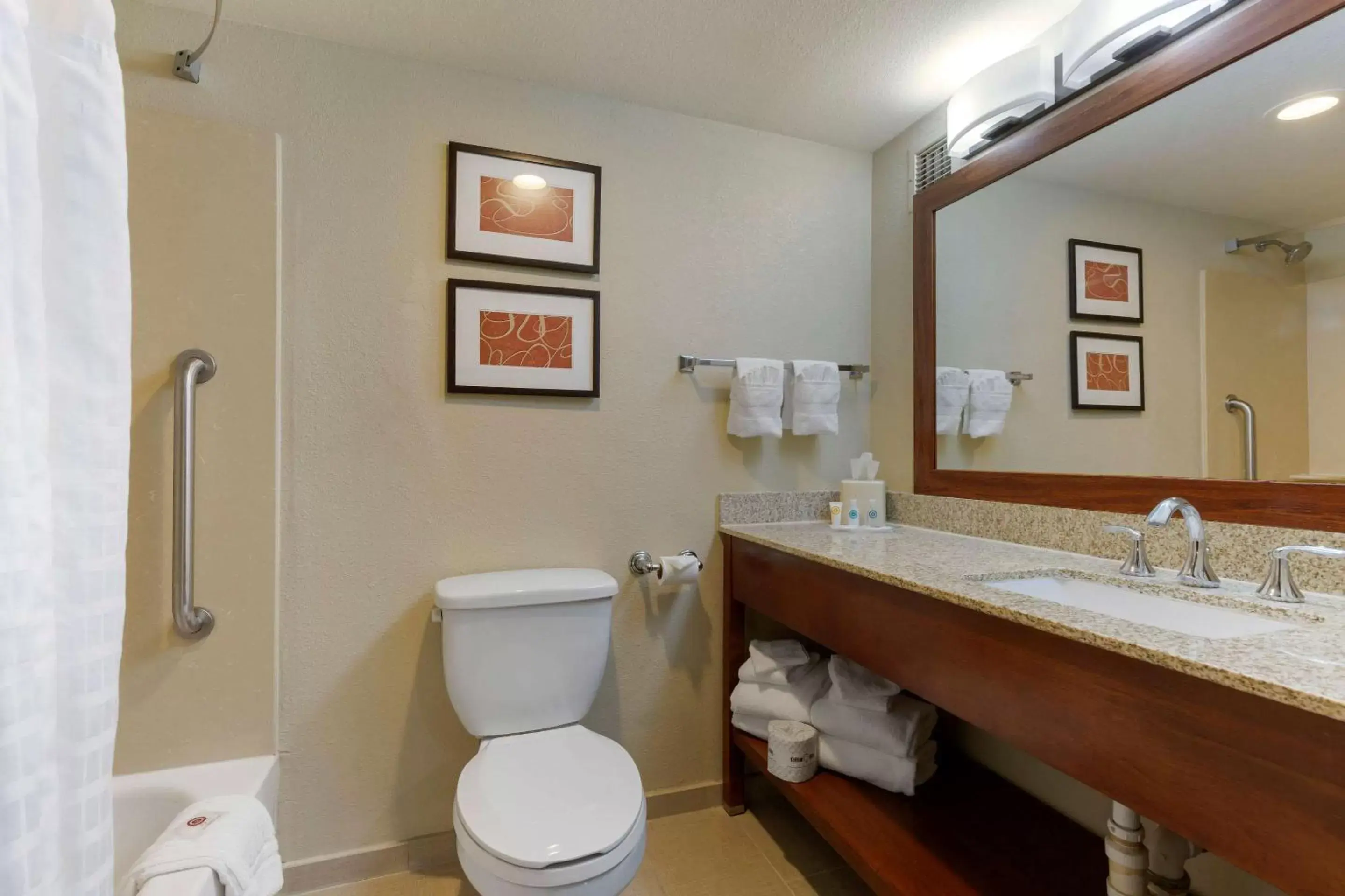 Photo of the whole room, Bathroom in Comfort Suites Near Potomac Mills