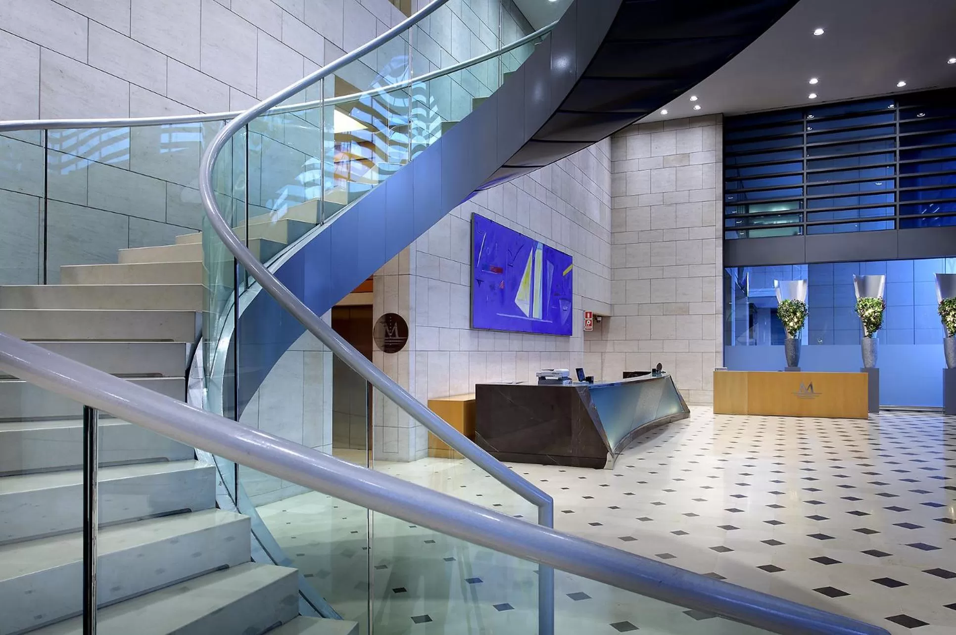 Lobby or reception in Eurostars Grand Marina Hotel GL