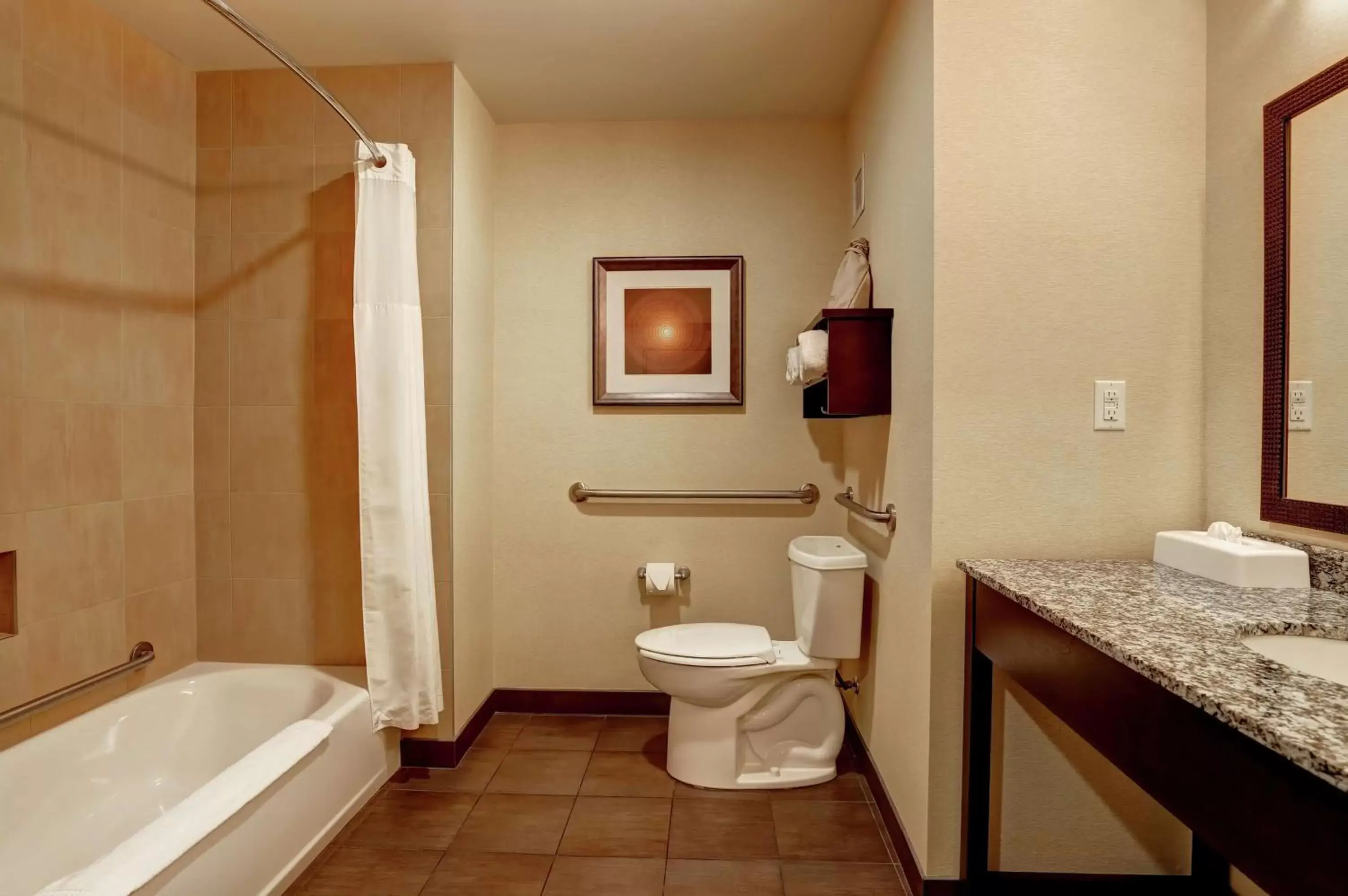 Bathroom in Hampton Inn by Hilton Chilliwack