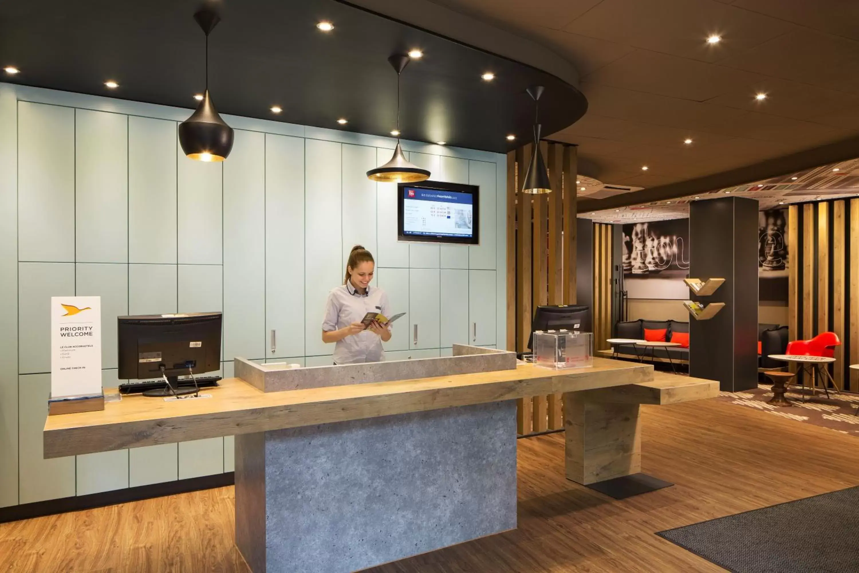 Lobby or reception in Ibis Budapest Heroes Square Lobby or reception in Ibis Budapest Heroes Square