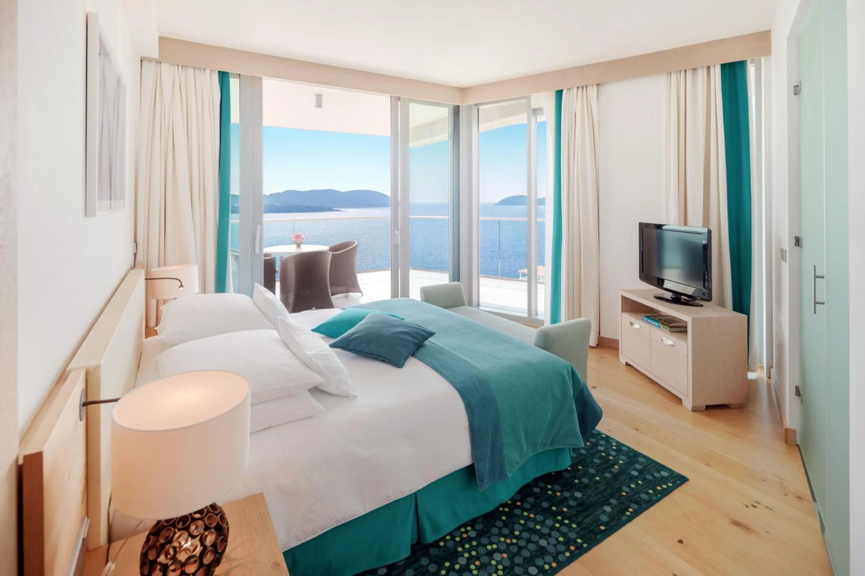 Bedroom, Bed in Sun Gardens Dubrovnik