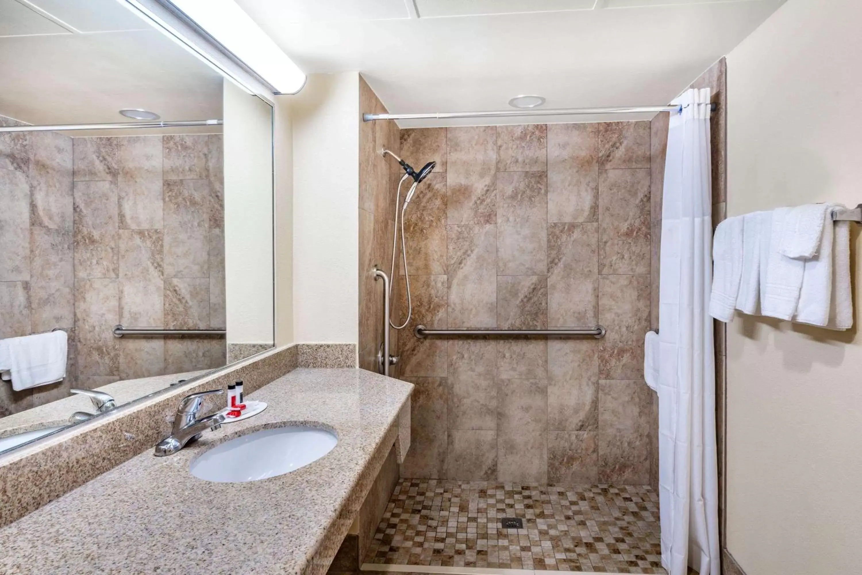 Shower, Bathroom in Days Inn by Wyndham Clarksville TN