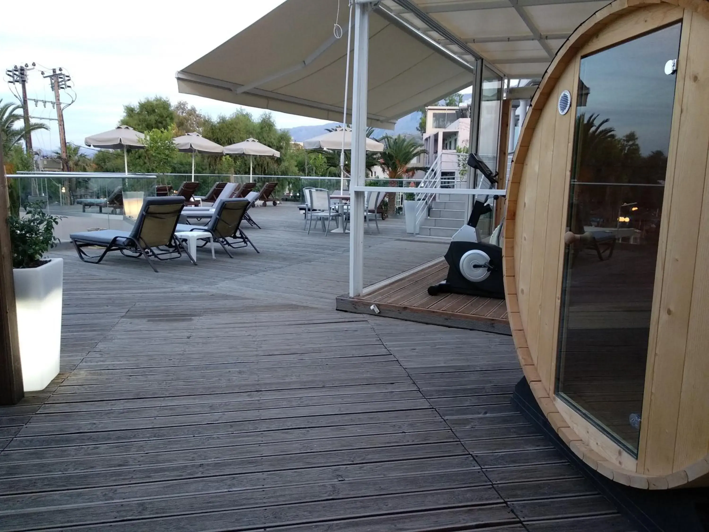 Sauna in Georgioupolis Beach Hotel