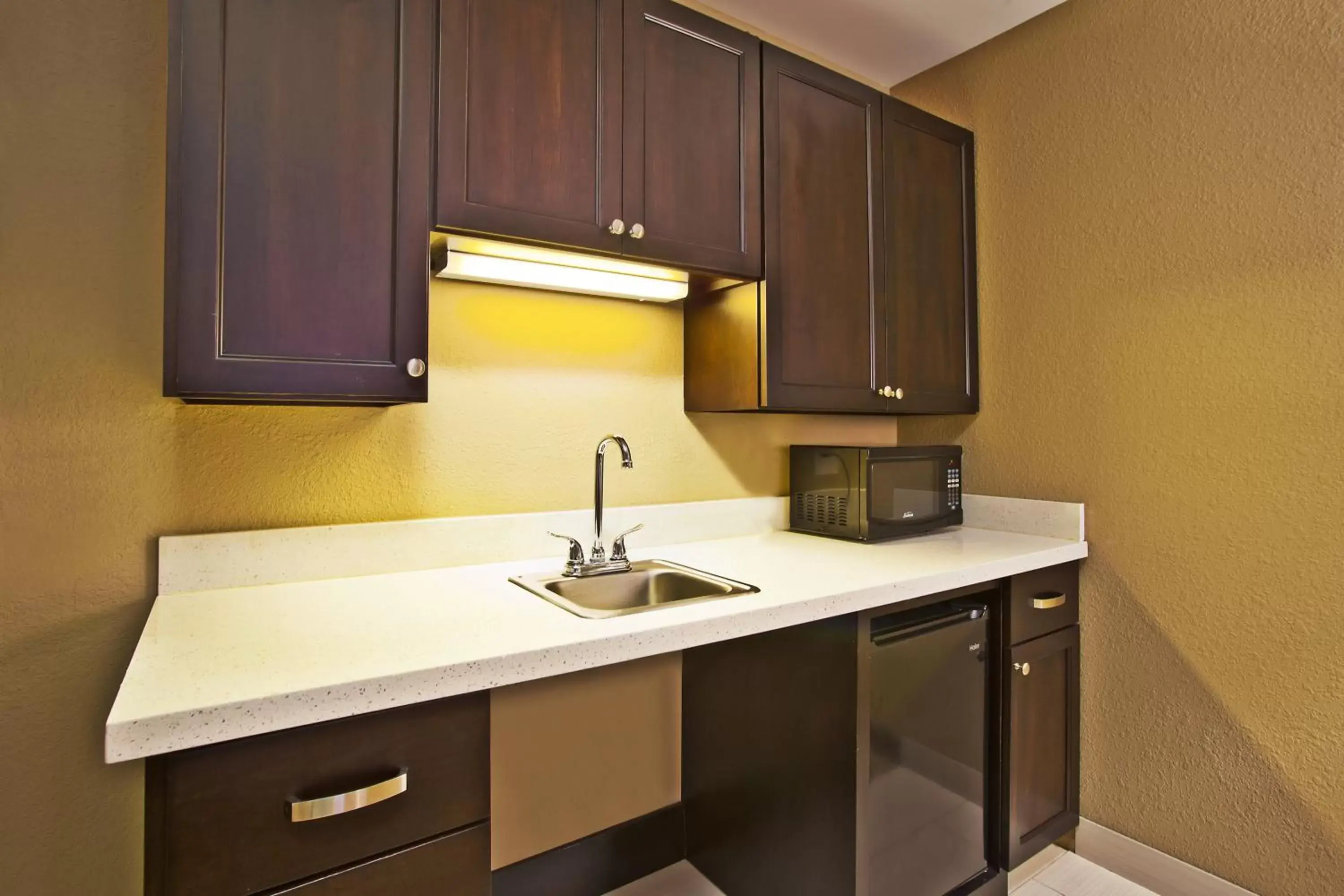 Photo of the whole room, Kitchen/Kitchenette in Holiday Inn Express & Suites Springfield, an IHG Hotel