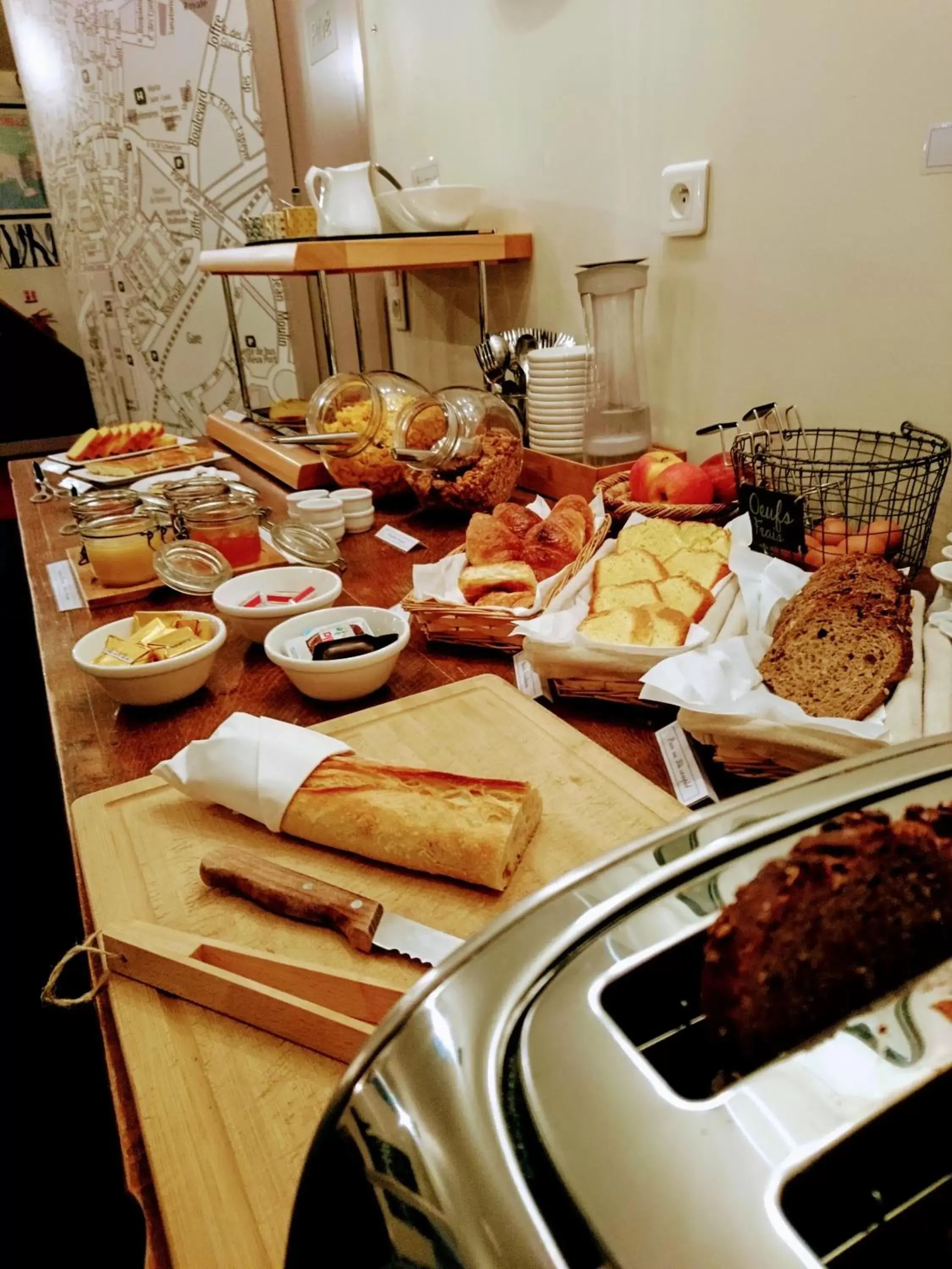 Breakfast in Accostage Hôtel Plage de la Concurrence