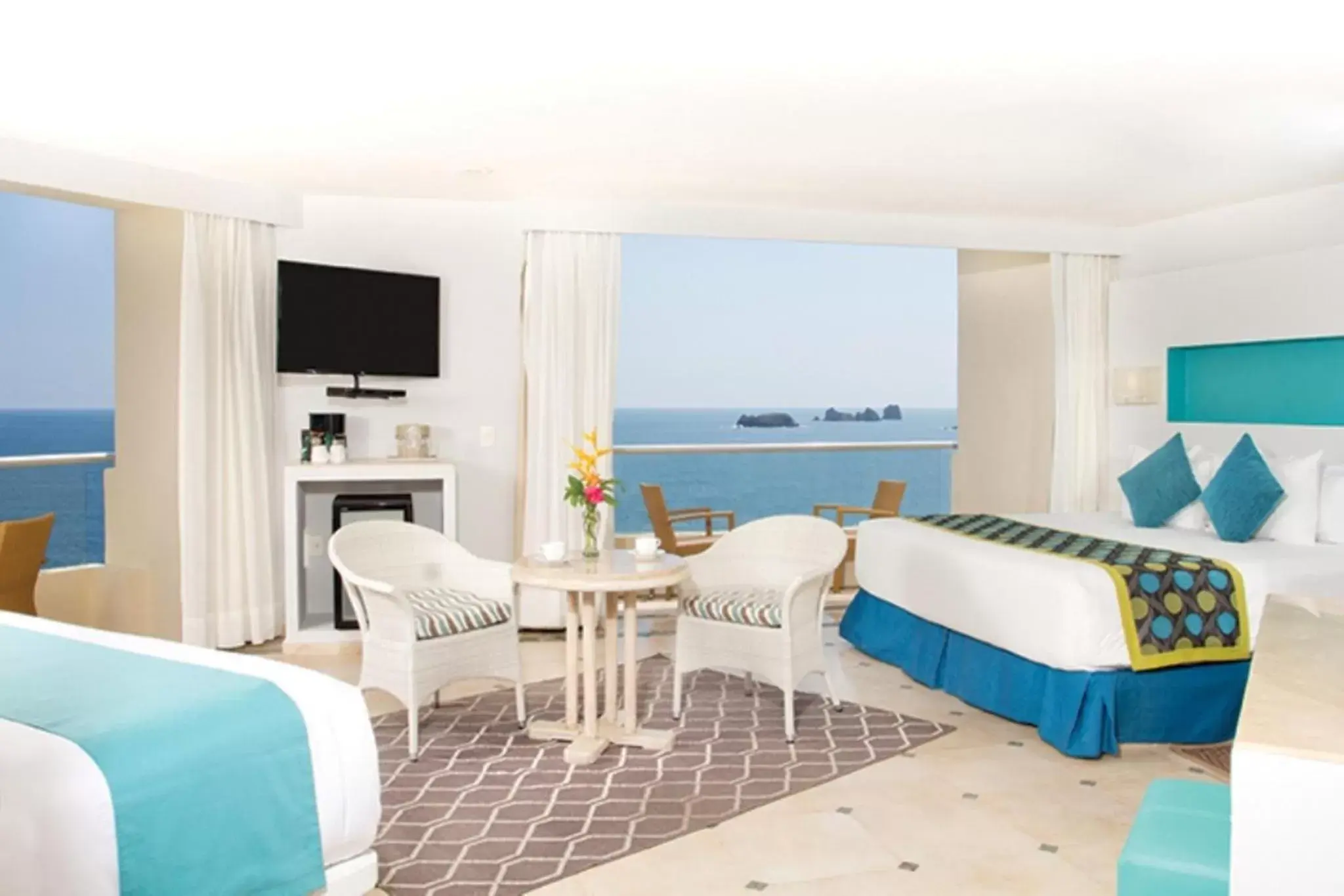 Balcony/Terrace, Sea View in Sunscape Dorado Pacifico Ixtapa Resort & Spa- All Inclusive