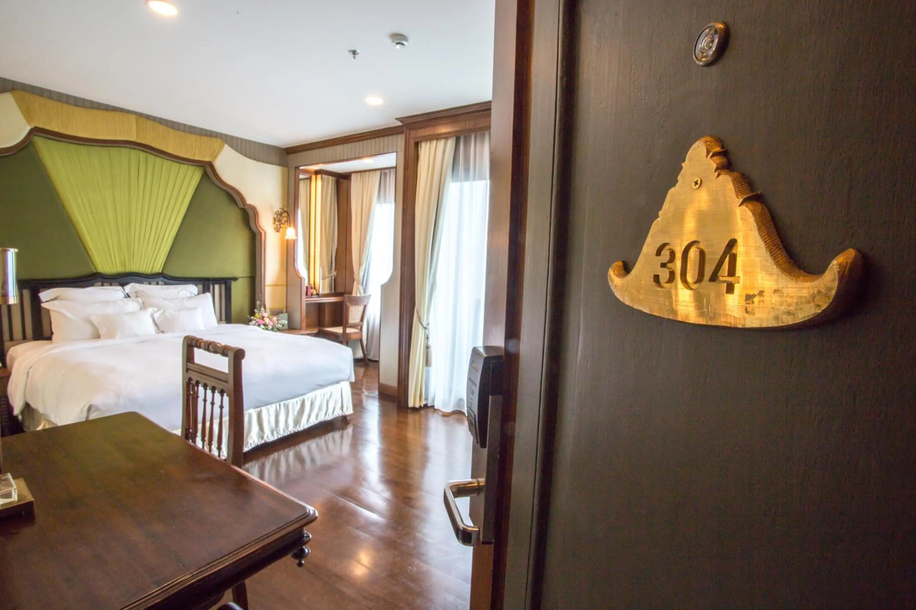 Photo of the whole room, Bed in Chankam Boutique Hotel