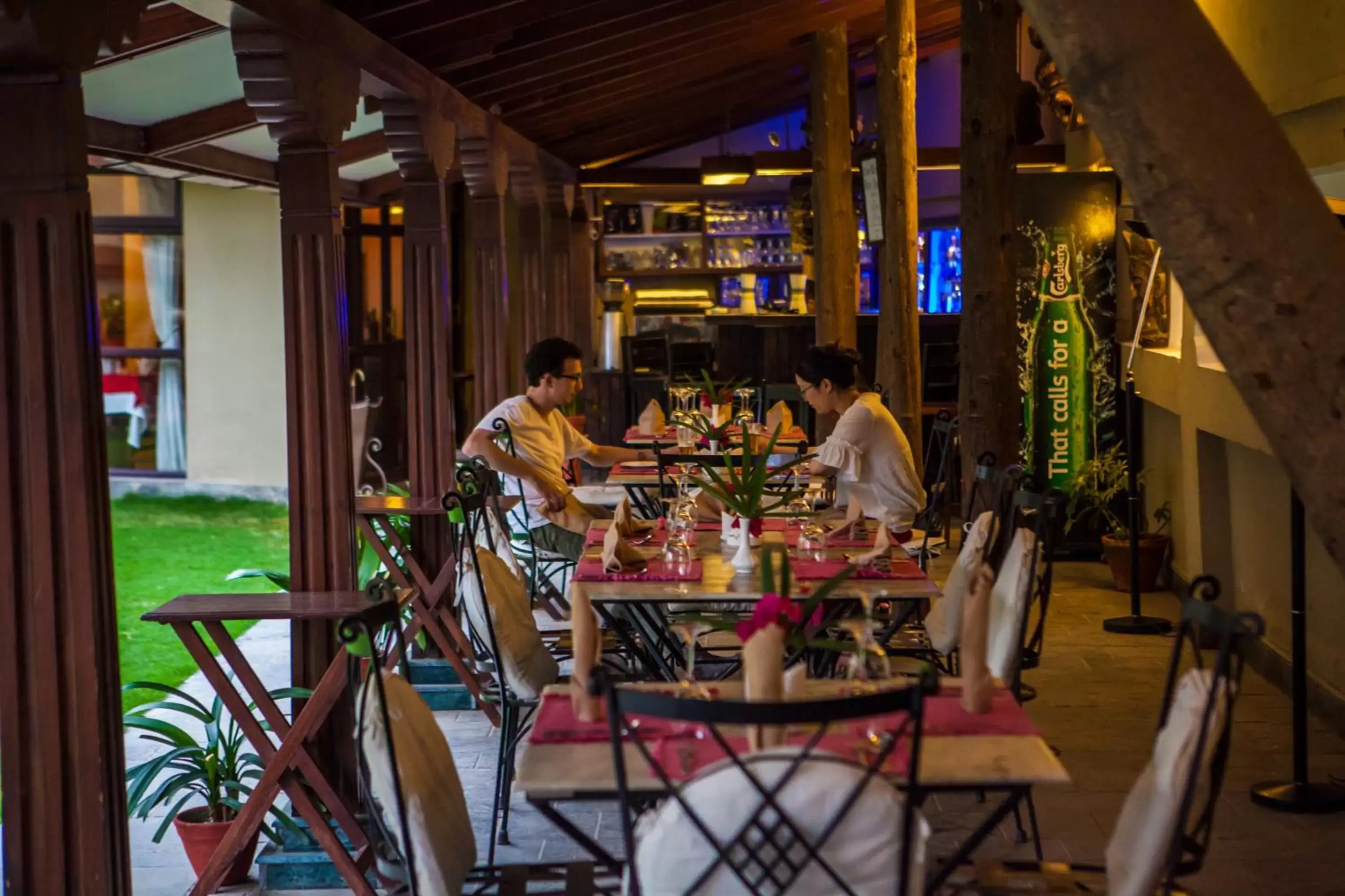 Patio, Restaurant/Places to Eat in Shambaling Boutique Hotel