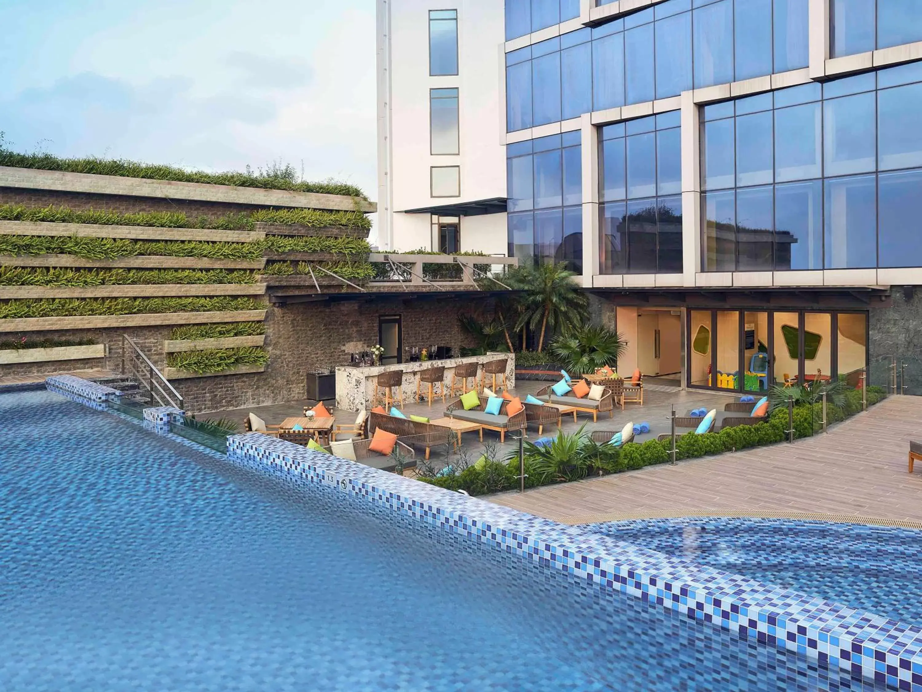 Pool view, Swimming Pool in Novotel Hanoi Thai Ha