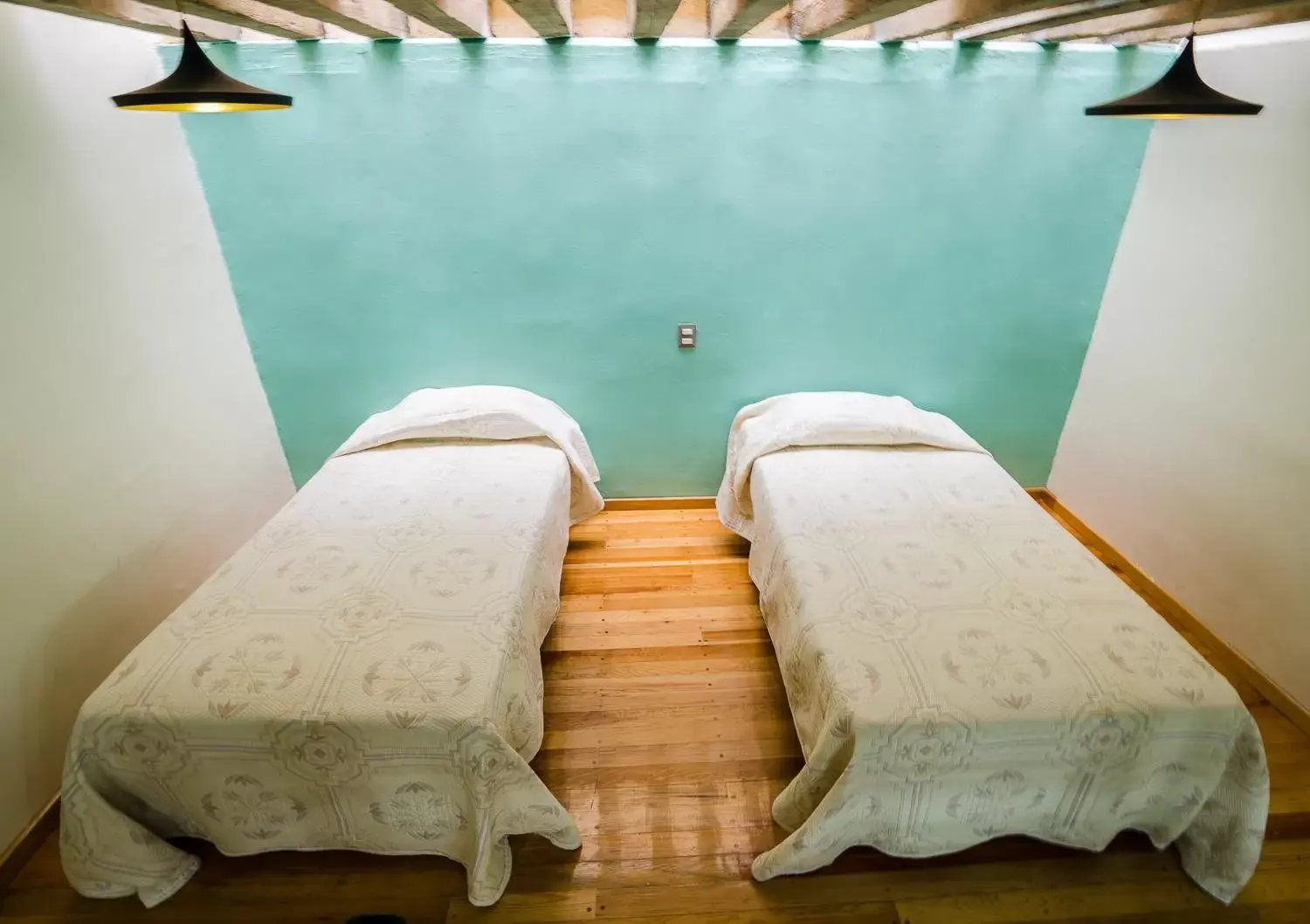 Bed in Hostal Santo Domingo