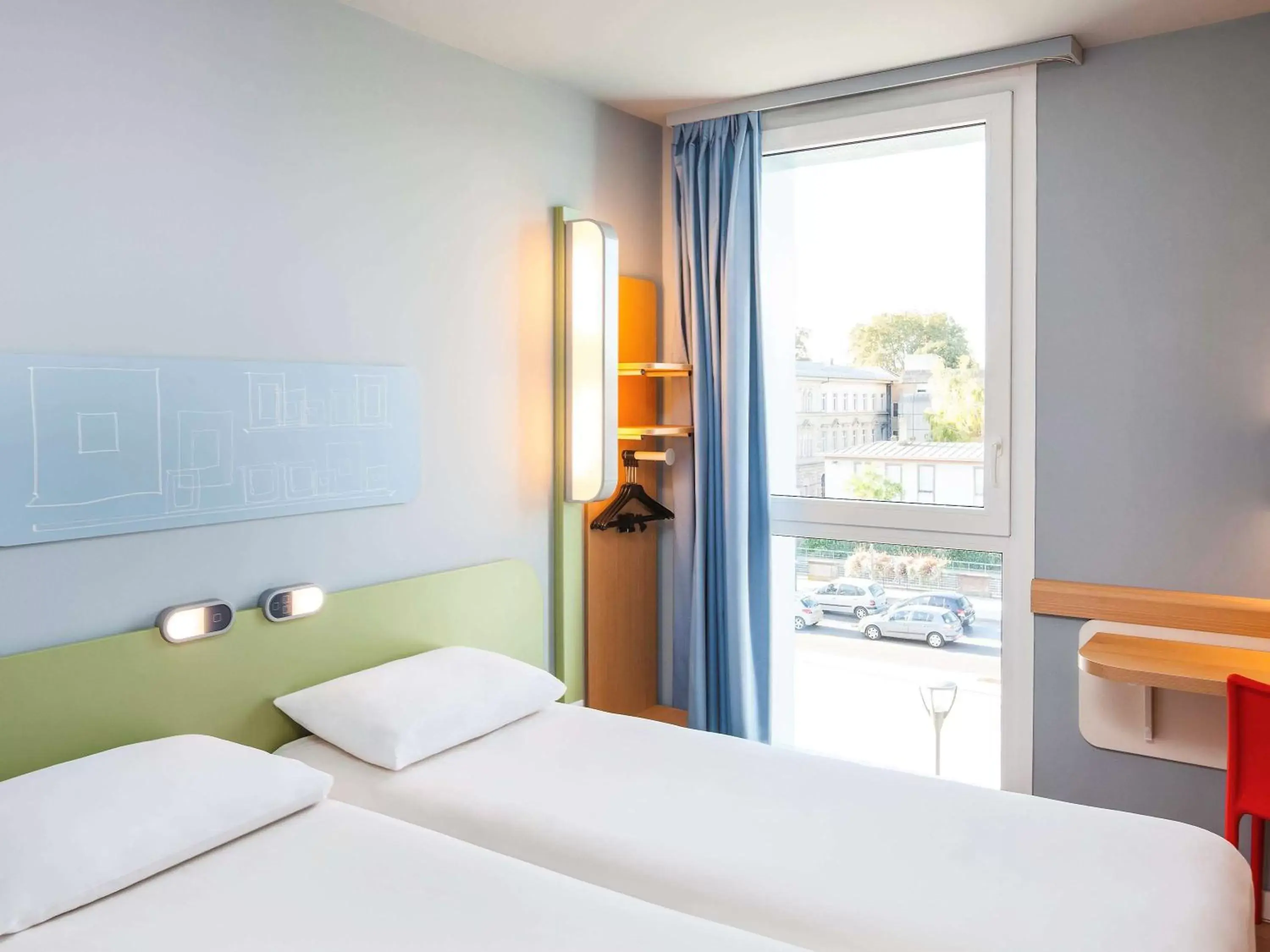 Photo of the whole room, Bed in Ibis Budget Mulhouse Centre Gare