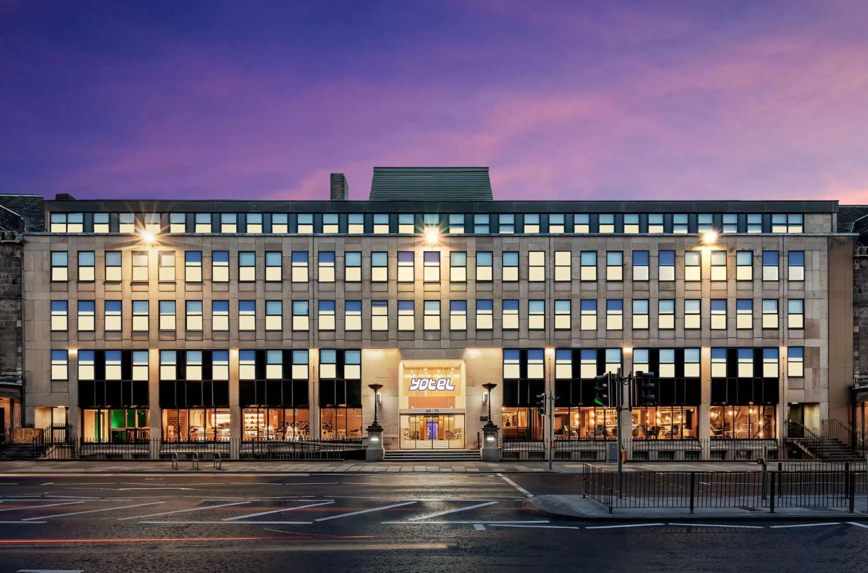 Property building in YOTEL Edinburgh