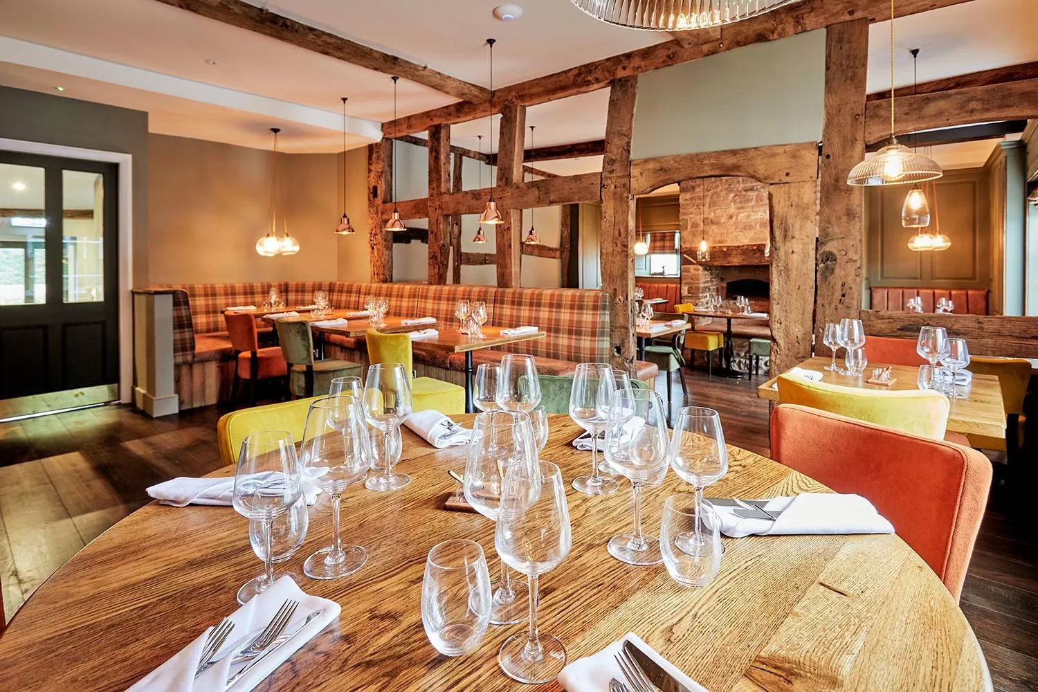 Dining area in The New Inn