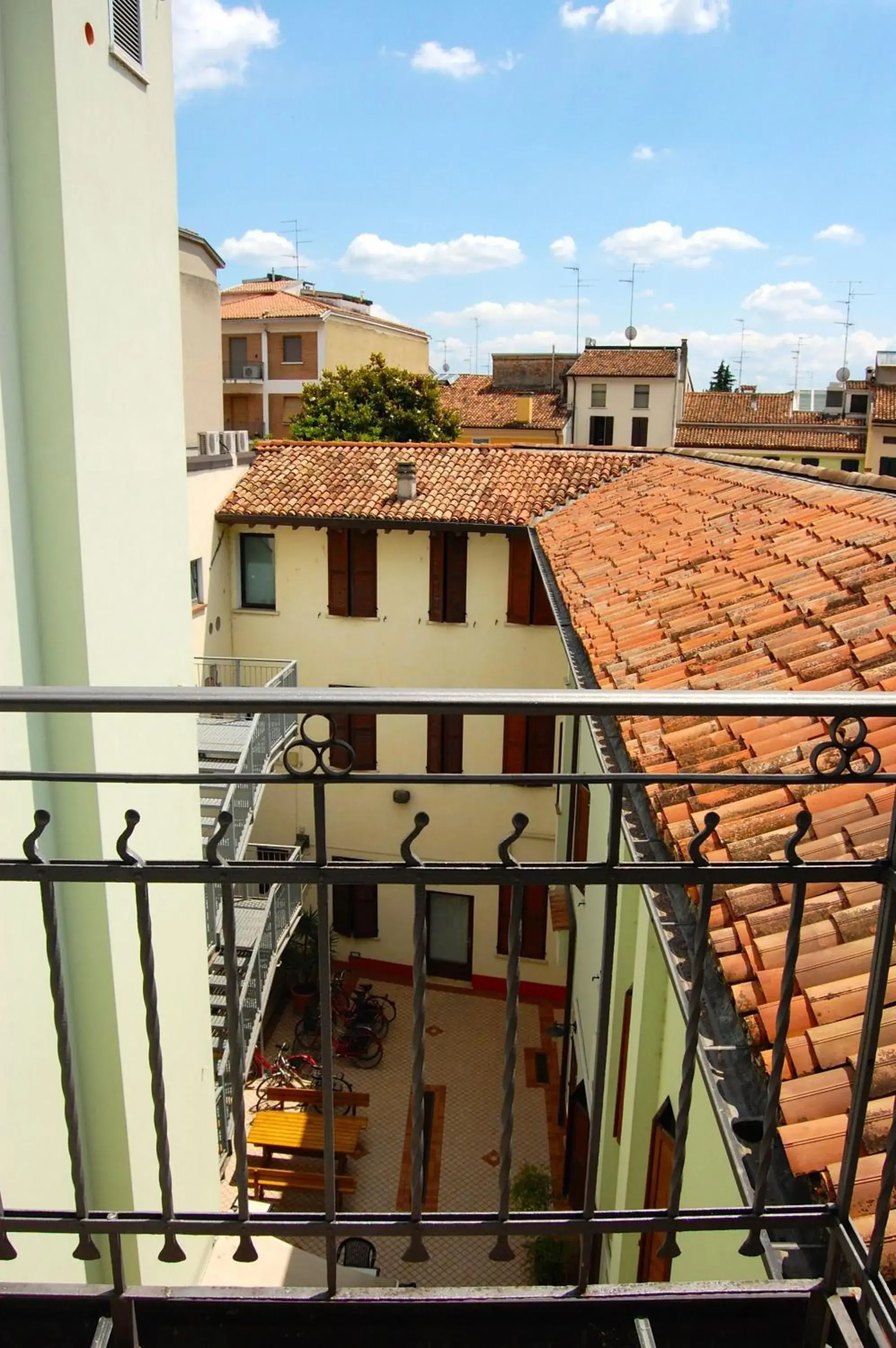 Balcony/Terrace in Hotel Mantegna Stazione