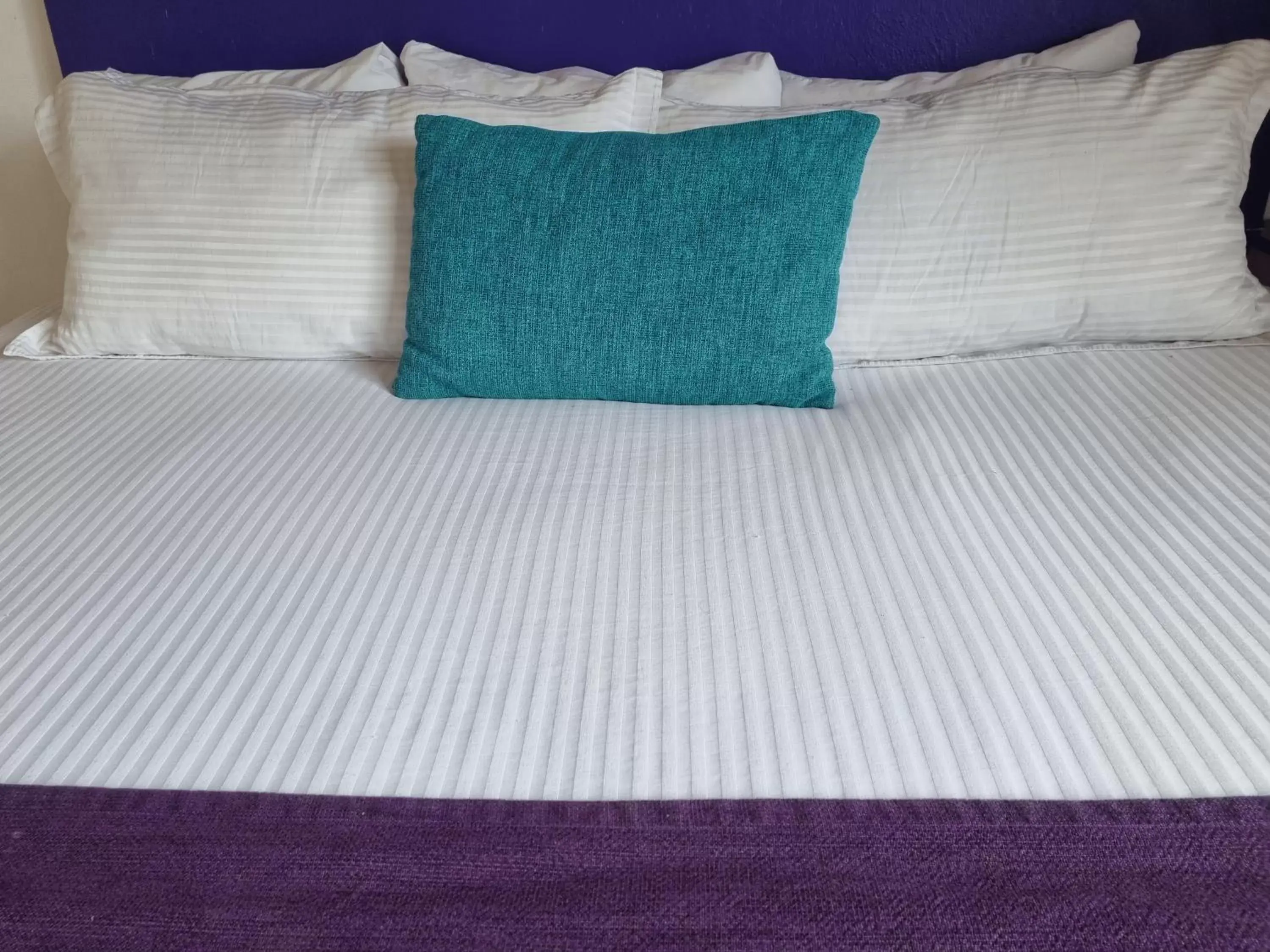 Bed in Hotel La Ribereña Bed in Hotel La Ribereña