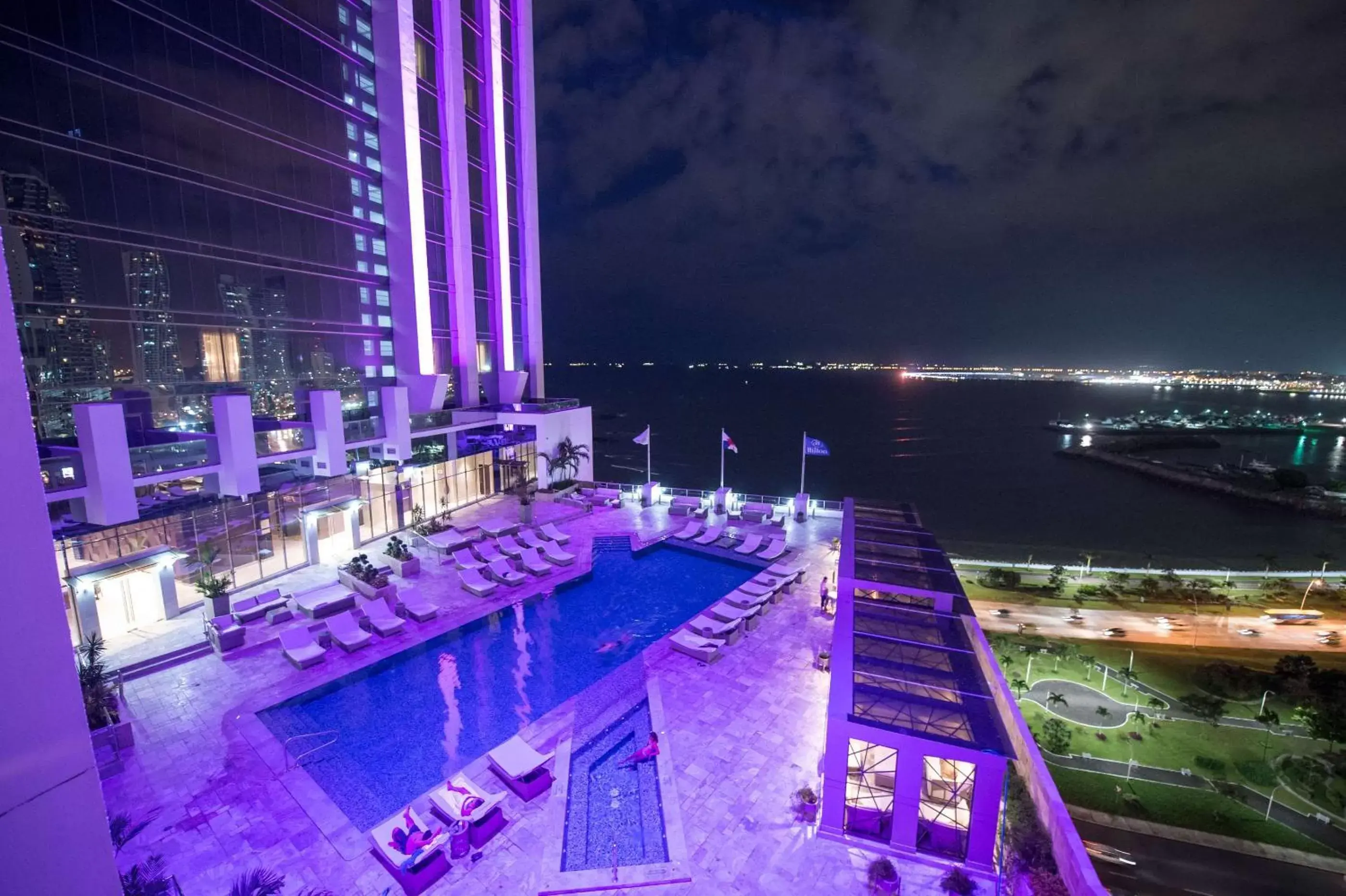 Pool View in Hilton Panama