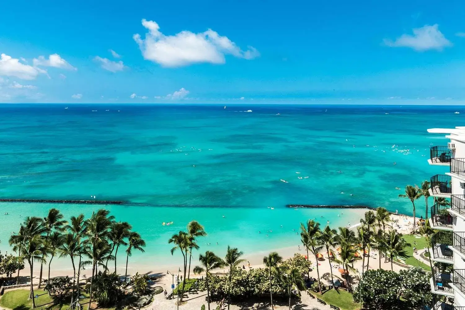 Patio in Aston Waikiki Beach Tower