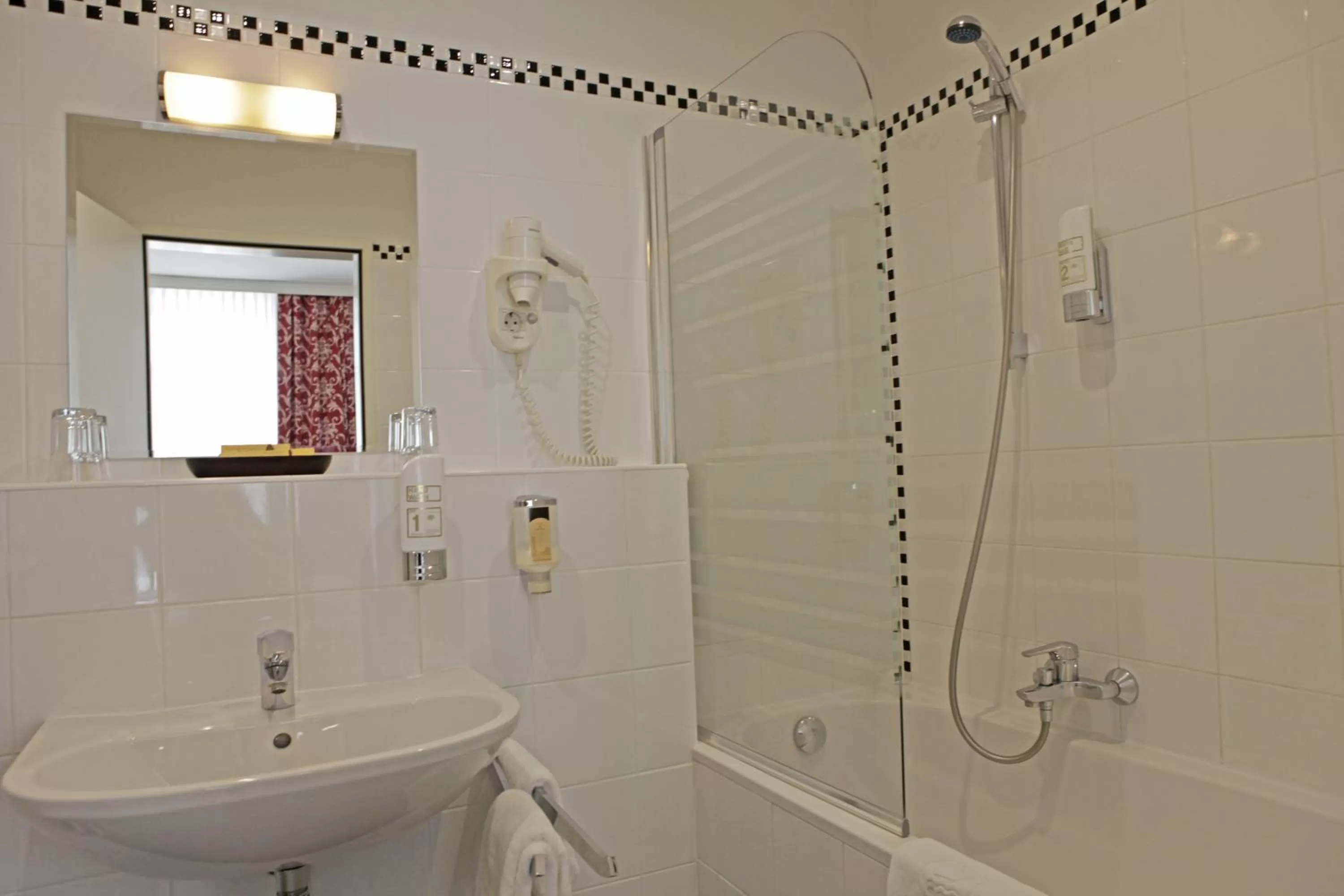 Bathroom in Hotel Domizil